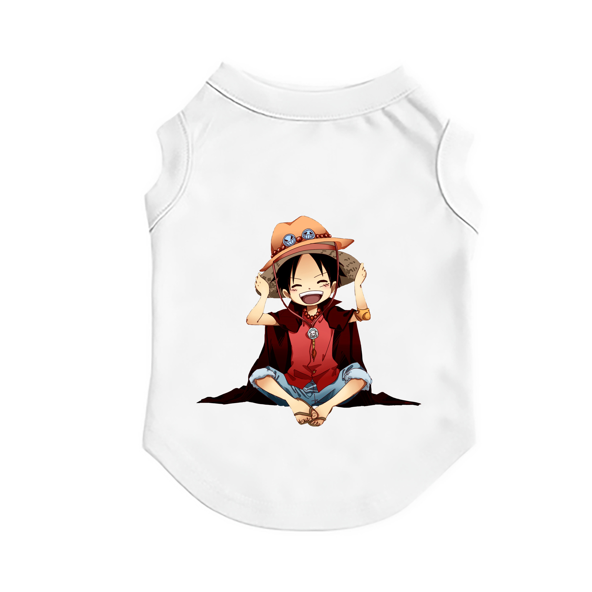 （画像用） ワンピース モンキー・D・ルフィ ONE PIECE Monkey D. Luffy ペット用ベスト