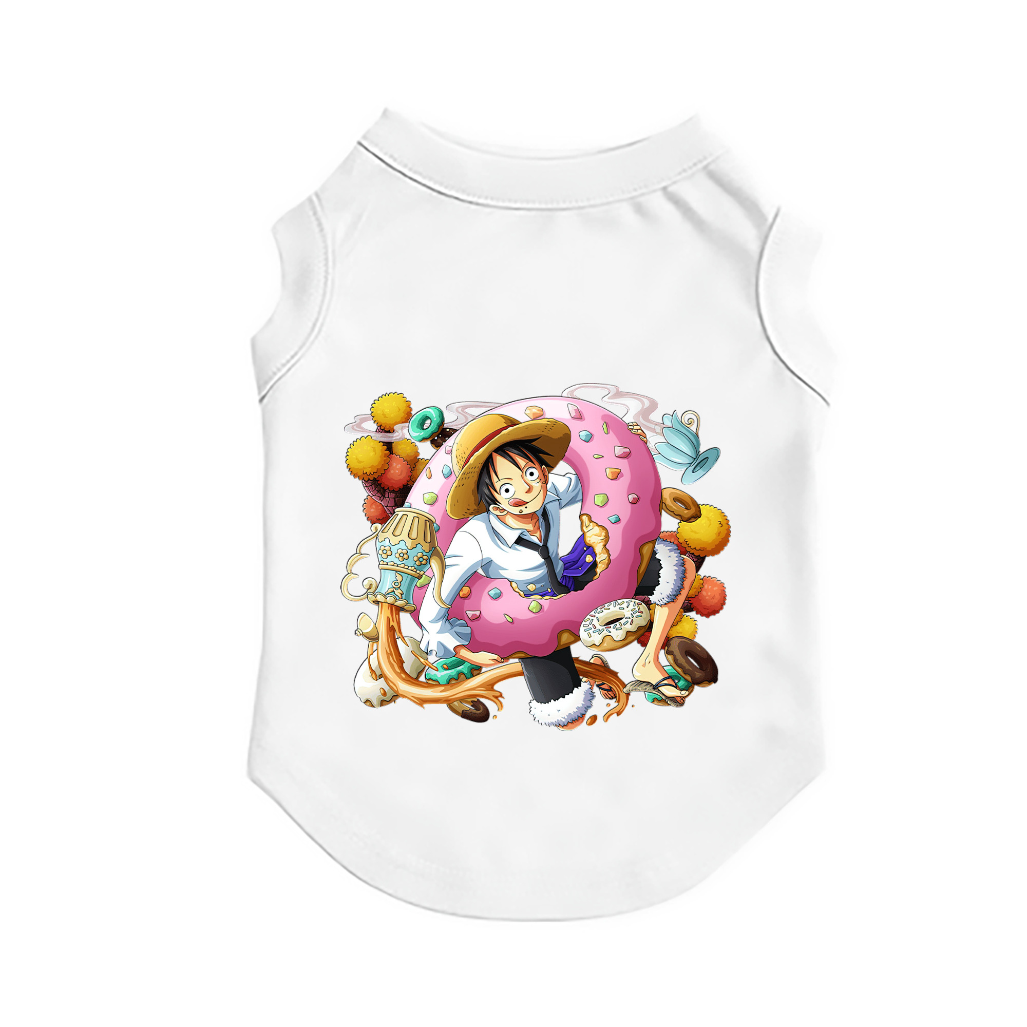 （画像用） ワンピース モンキー・D・ルフィ ONE PIECE Monkey D. Luffy ペット用ベスト