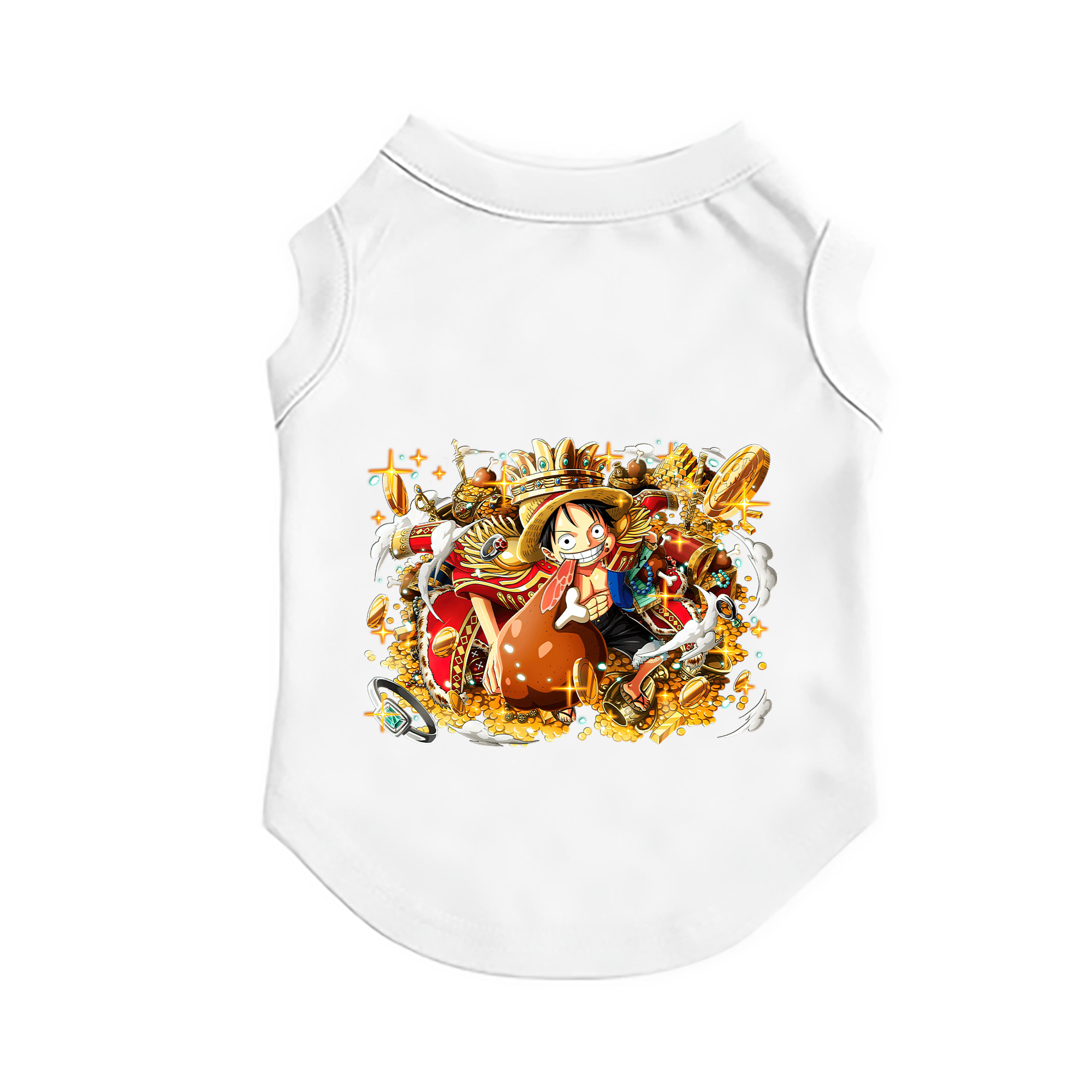 （画像用） ワンピース モンキー・D・ルフィ ONE PIECE Monkey D. Luffy ペット用ベスト