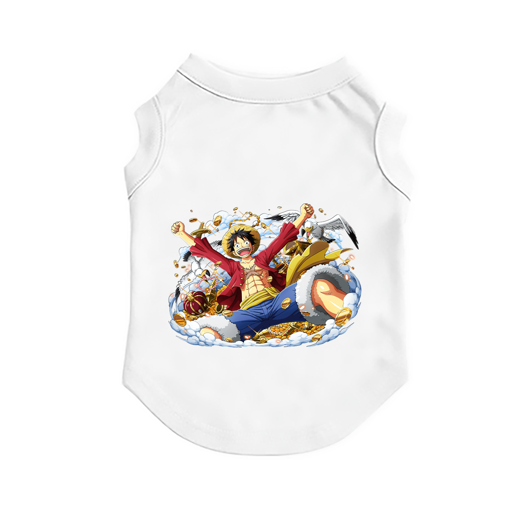 （画像用） ワンピース モンキー・D・ルフィ ONE PIECE Monkey D. Luffy ペット用ベスト