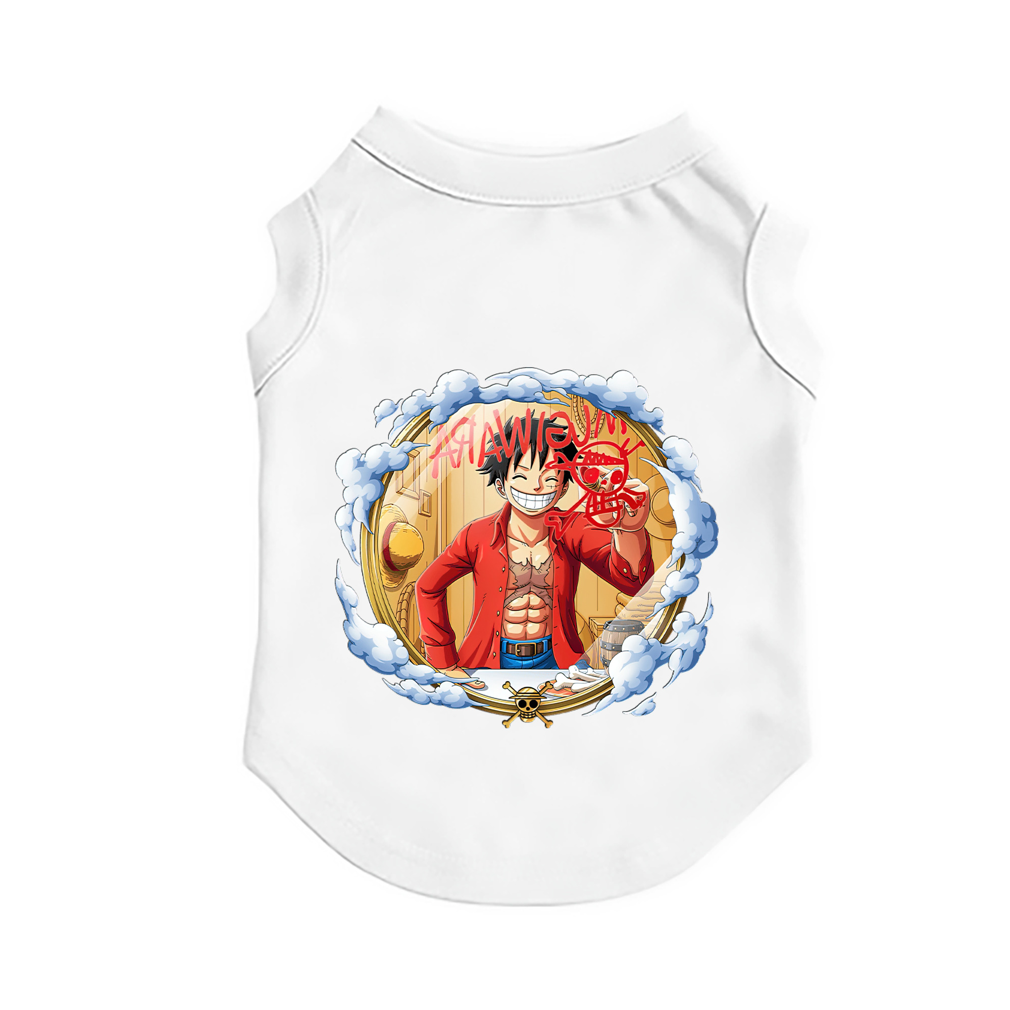 （画像用） ワンピース モンキー・D・ルフィ ONE PIECE Monkey D. Luffy ペット用ベスト
