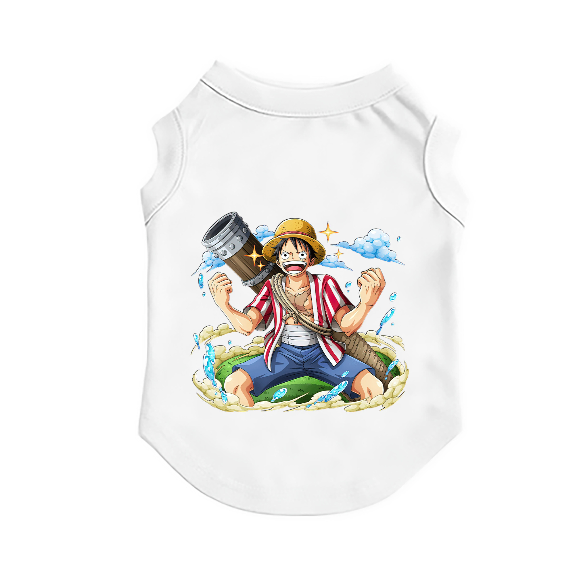 （画像用） ワンピース モンキー・D・ルフィ ONE PIECE Monkey D. Luffy ペット用ベスト