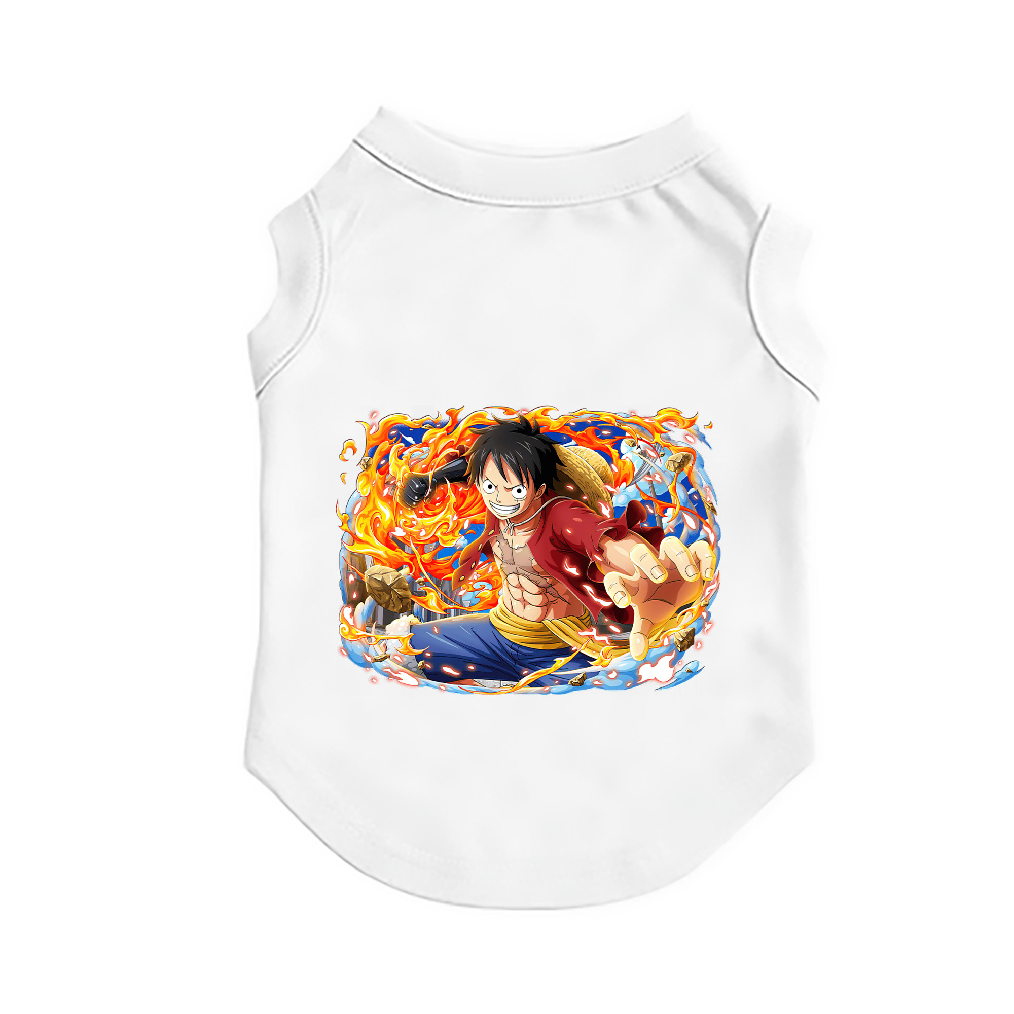 （画像用） ワンピース モンキー・D・ルフィ ONE PIECE Monkey D. Luffy ペット用ベスト