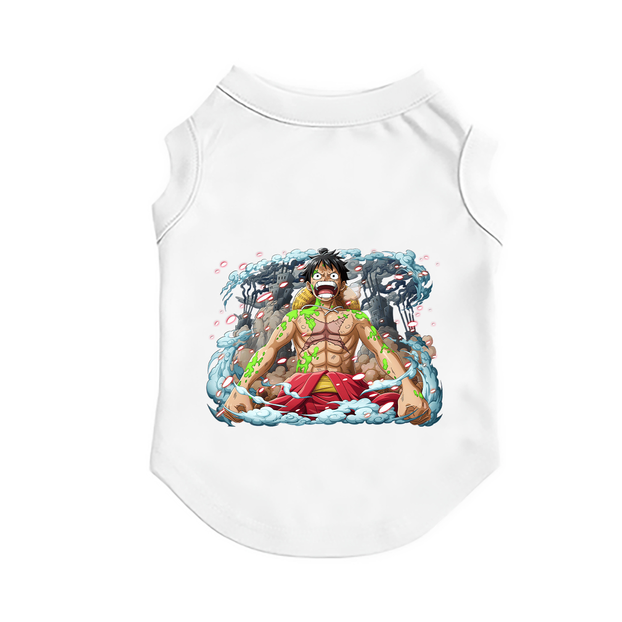 （画像用） ワンピース モンキー・D・ルフィ ONE PIECE Monkey D. Luffy ペット用ベスト