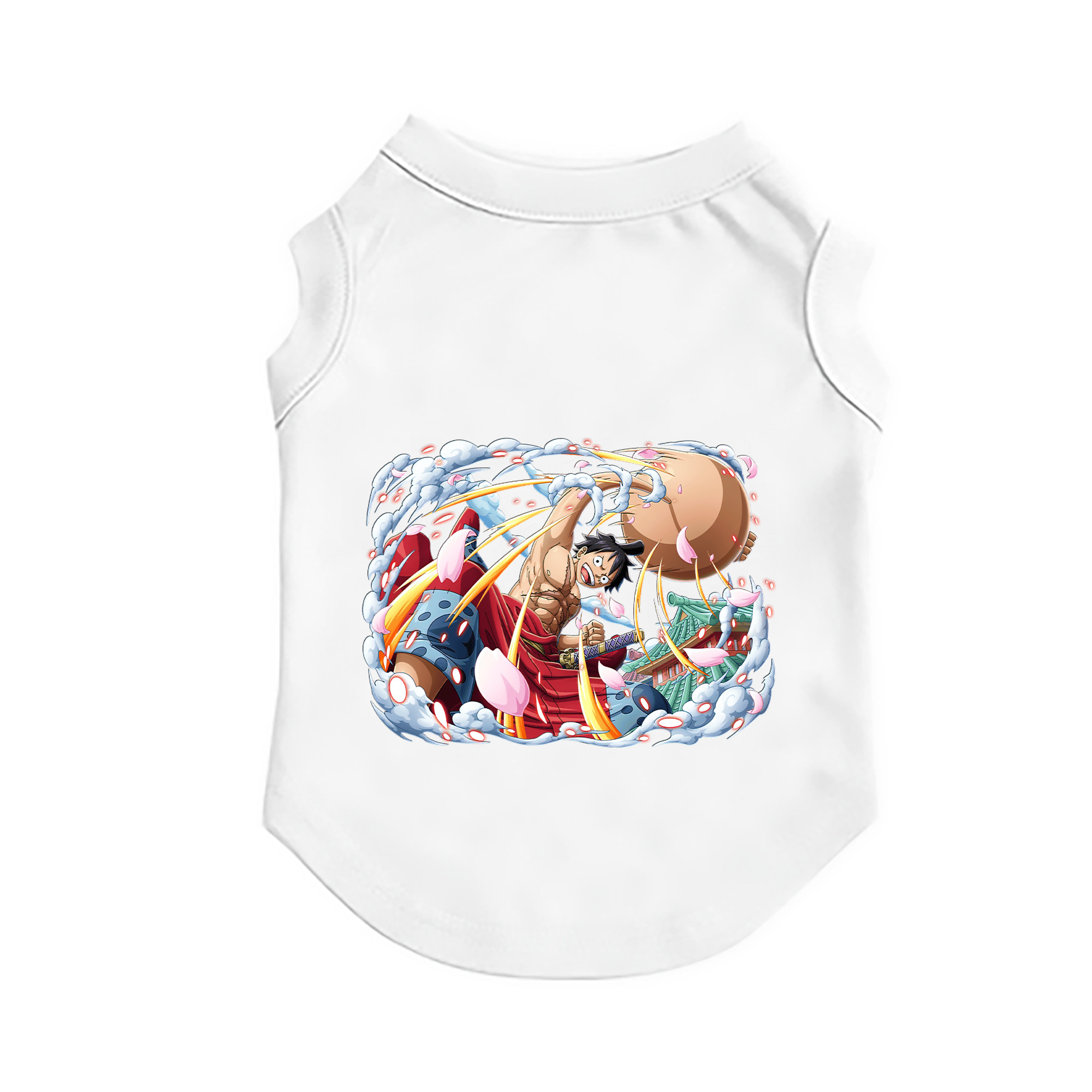（画像用） ワンピース モンキー・D・ルフィ ONE PIECE Monkey D. Luffy ペット用ベスト