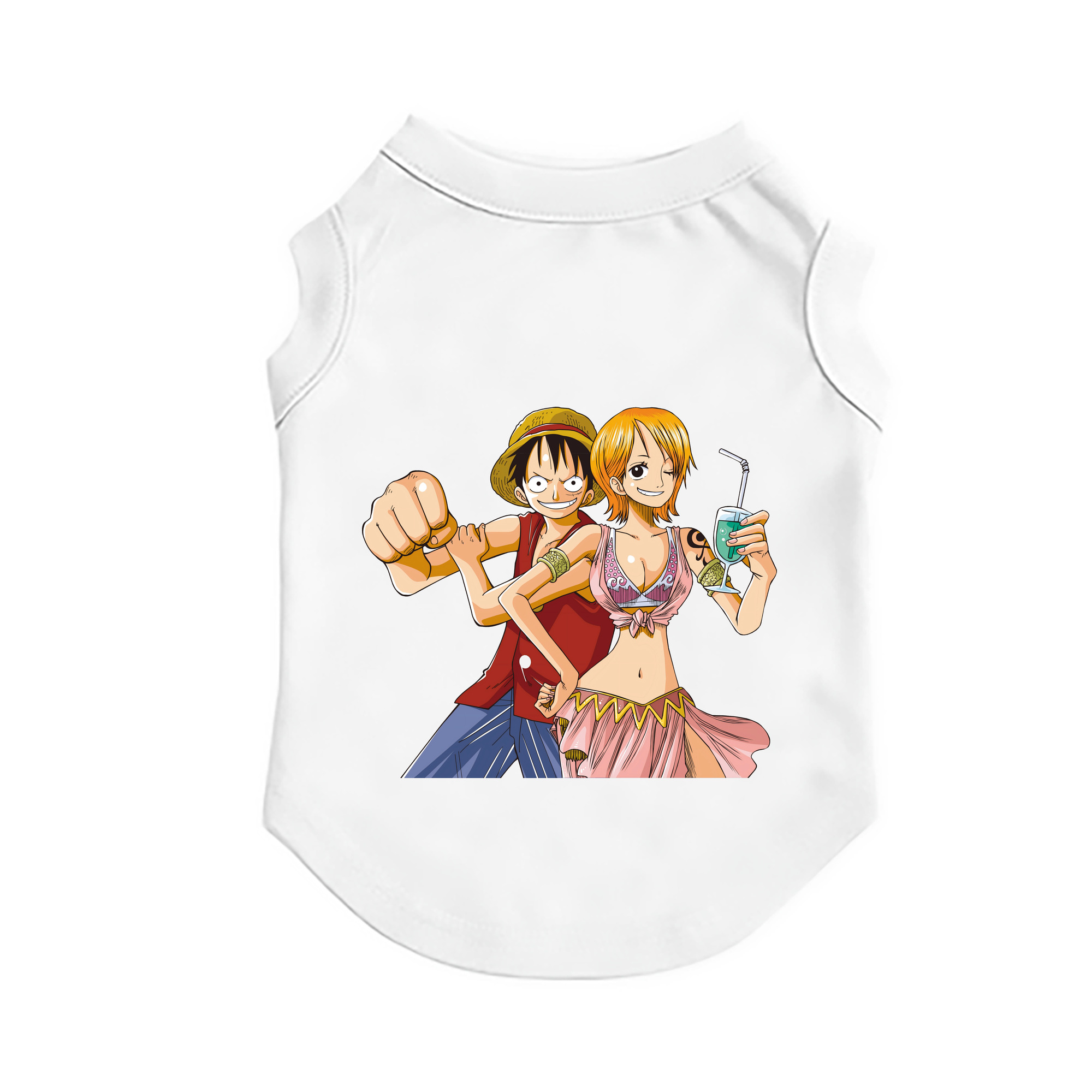 （画像用） ワンピース モンキー・D・ルフィ ONE PIECE Monkey D. Luffy ペット用ベスト