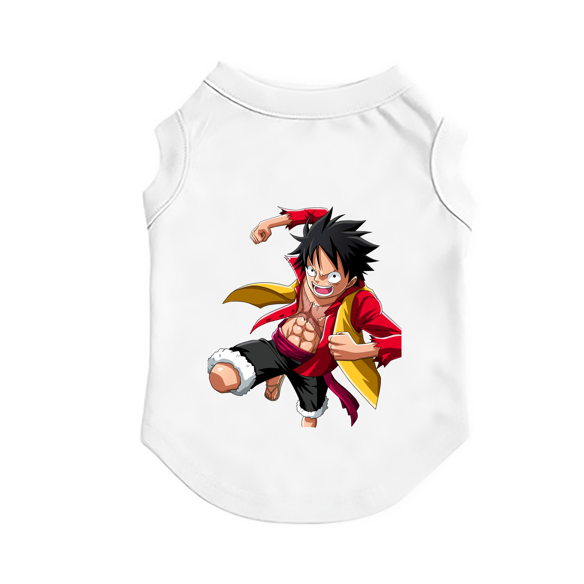 （画像用） ワンピース モンキー・D・ルフィ ONE PIECE Monkey D. Luffy ペット用ベスト