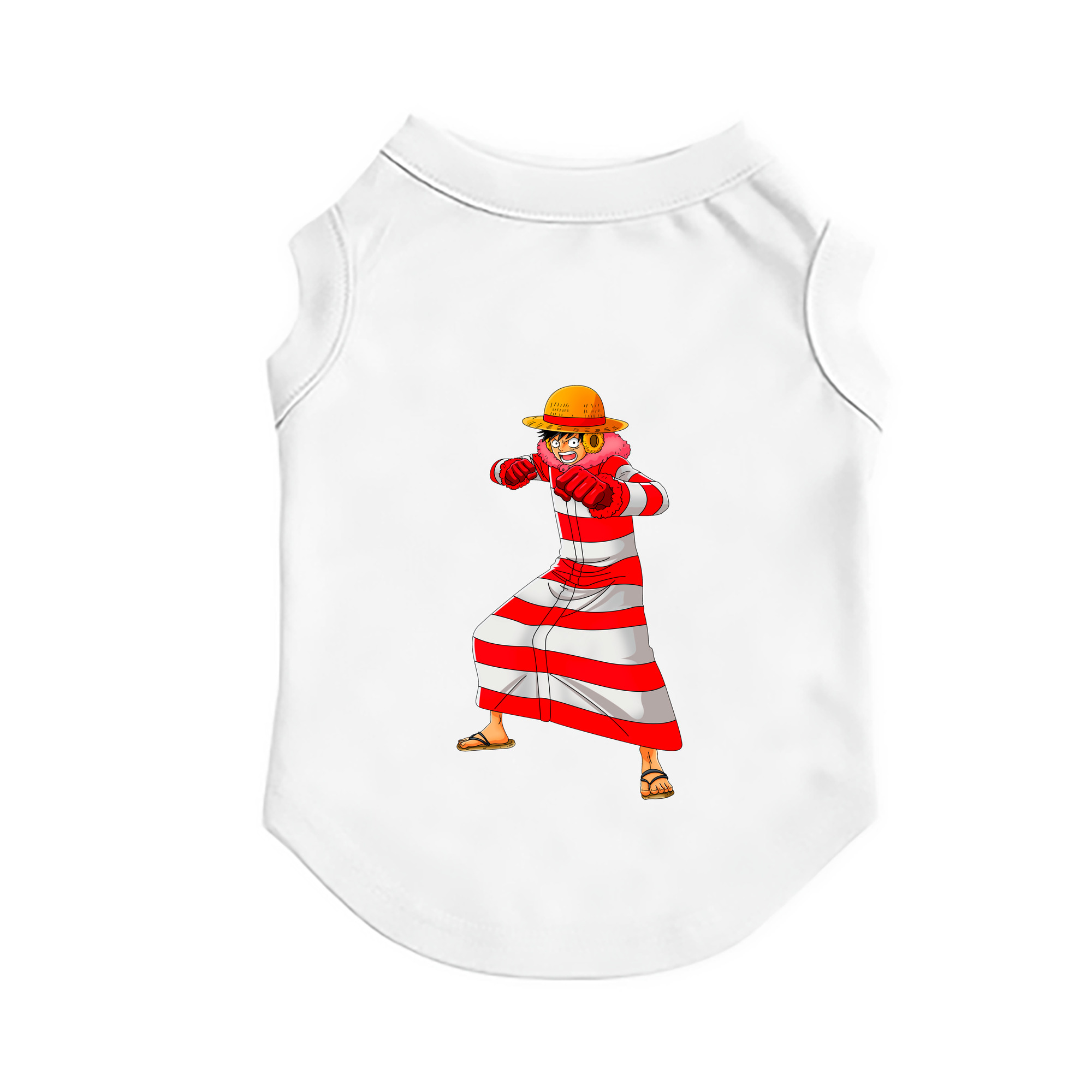 （画像用） ワンピース モンキー・D・ルフィ ONE PIECE Monkey D. Luffy ペット用ベスト
