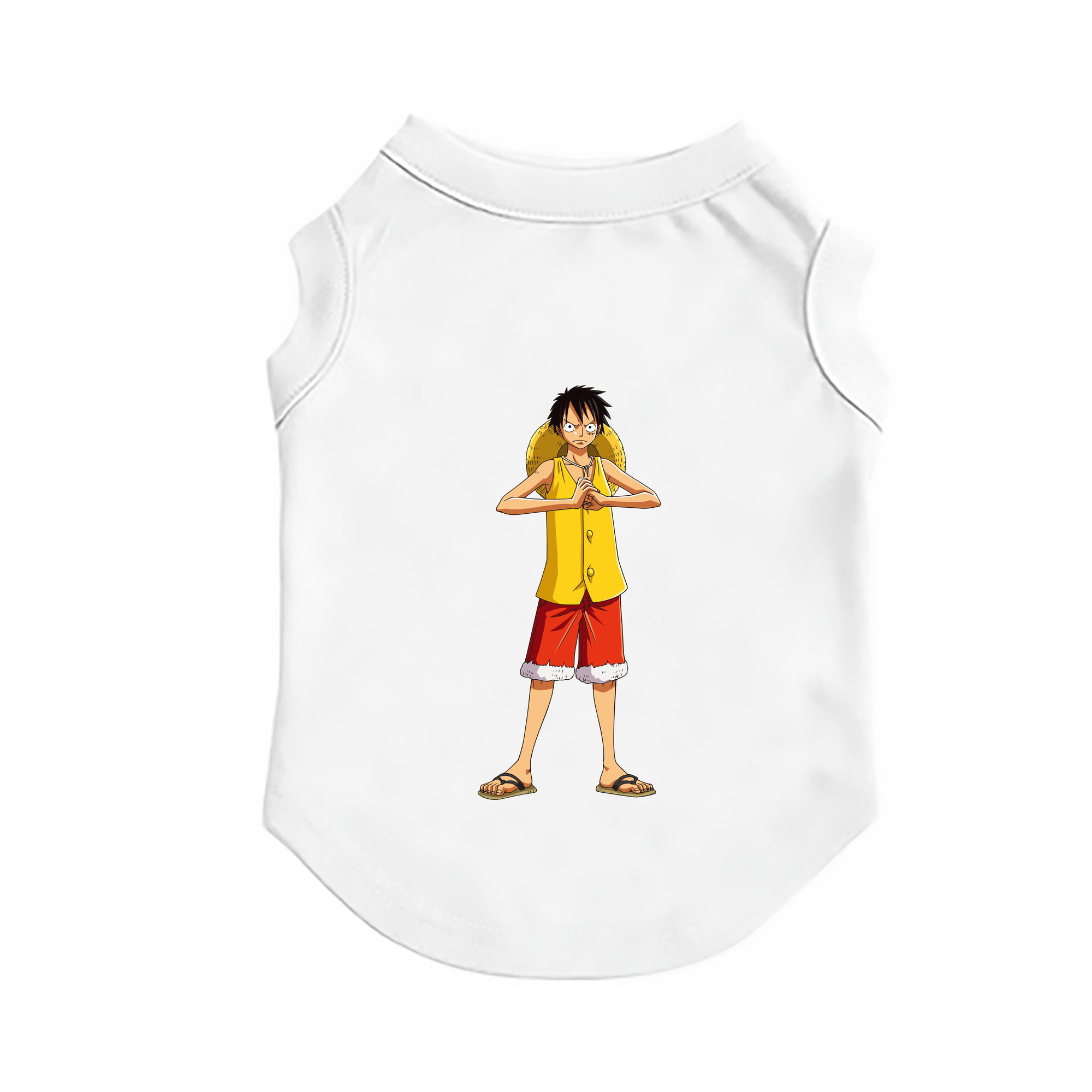 （画像用） ワンピース モンキー・D・ルフィ ONE PIECE Monkey D. Luffy ペット用ベスト