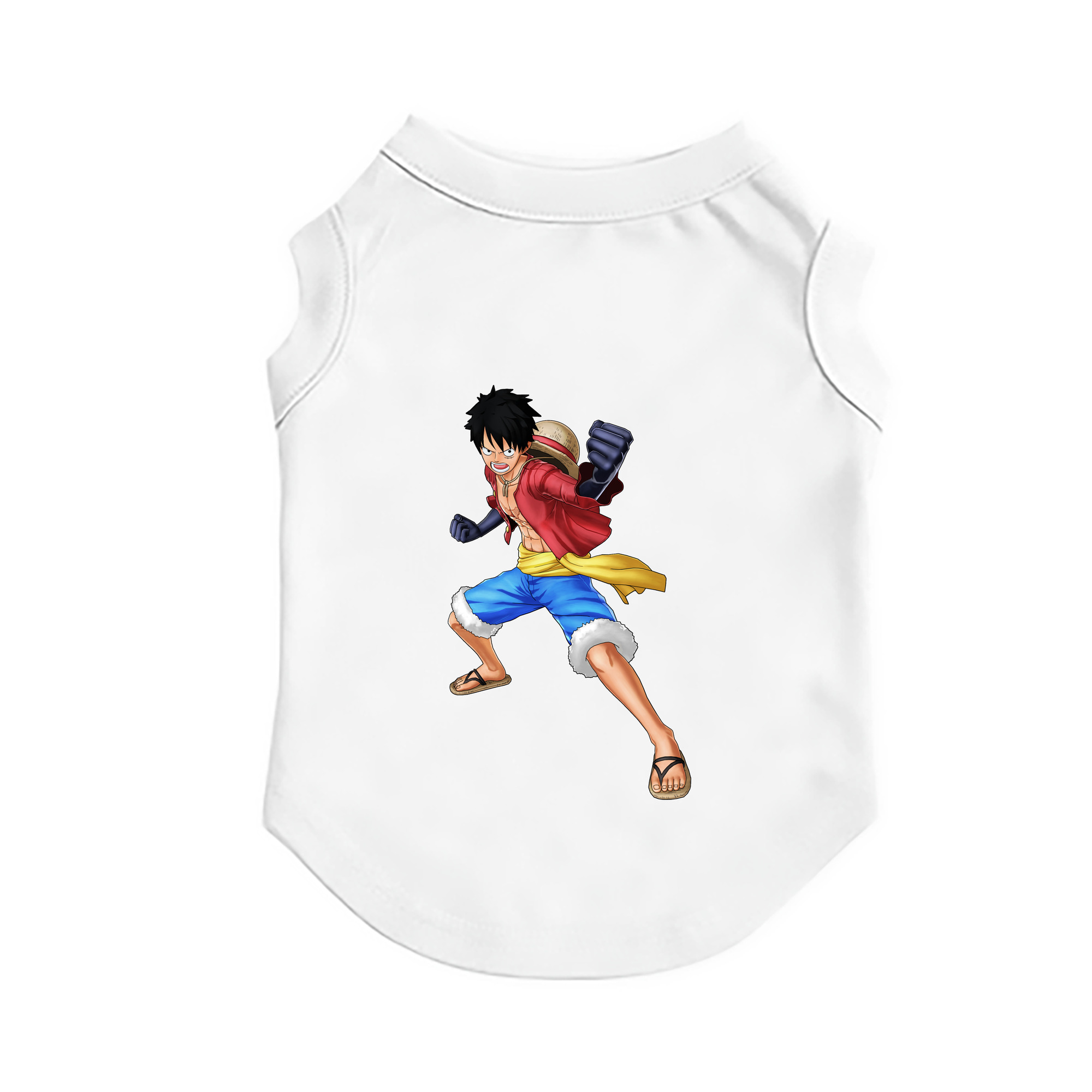 （画像用） ワンピース モンキー・D・ルフィ ONE PIECE Monkey D. Luffy ペット用ベスト