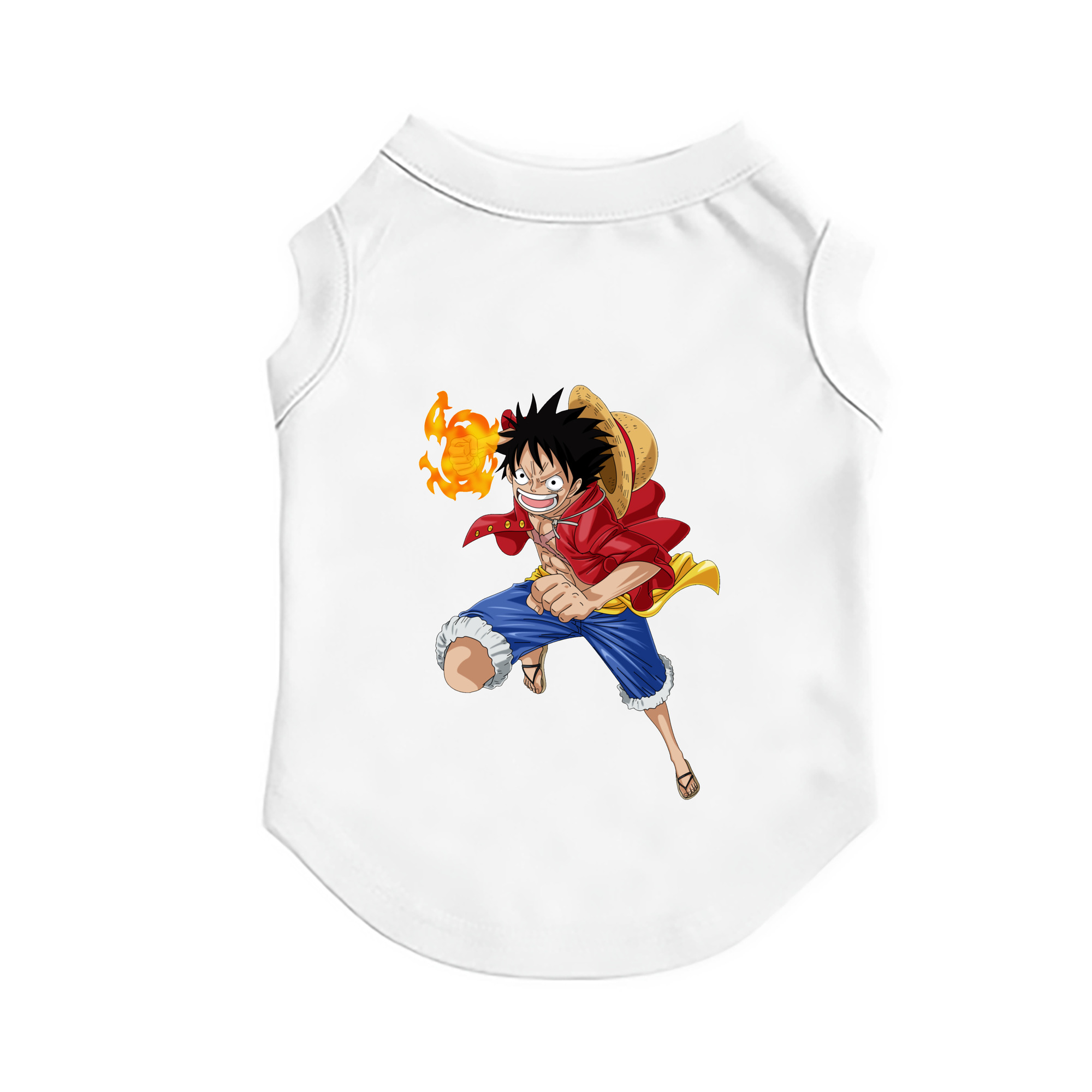 （画像用） ワンピース モンキー・D・ルフィ ONE PIECE Monkey D. Luffy ペット用ベスト