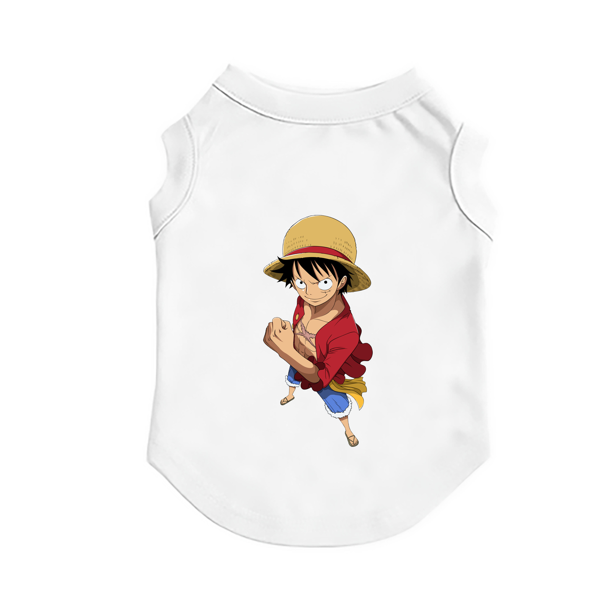 （画像用） ワンピース モンキー・D・ルフィ ONE PIECE Monkey D. Luffy ペット用ベスト