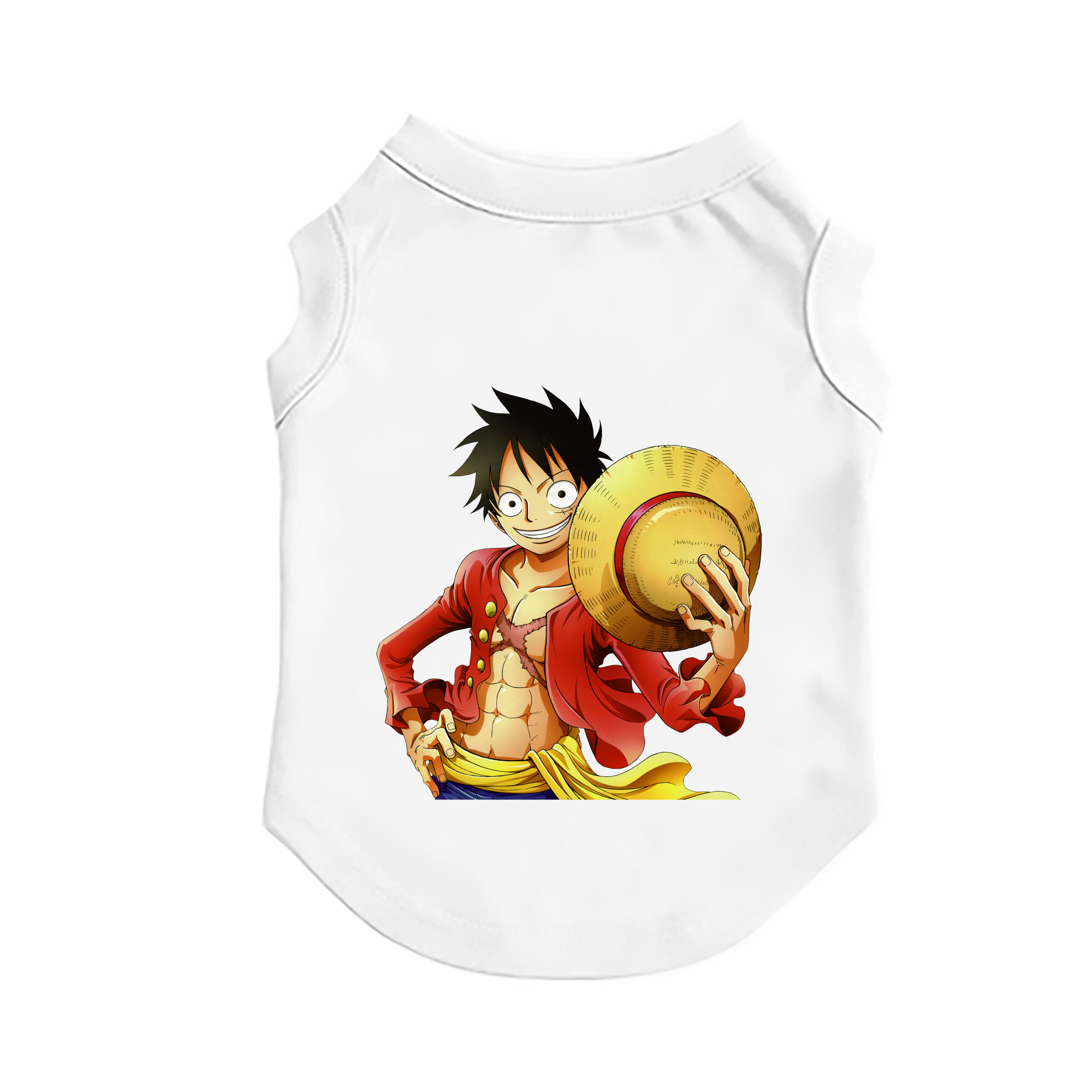 （画像用） ワンピース モンキー・D・ルフィ ONE PIECE Monkey D. Luffy ペット用ベスト