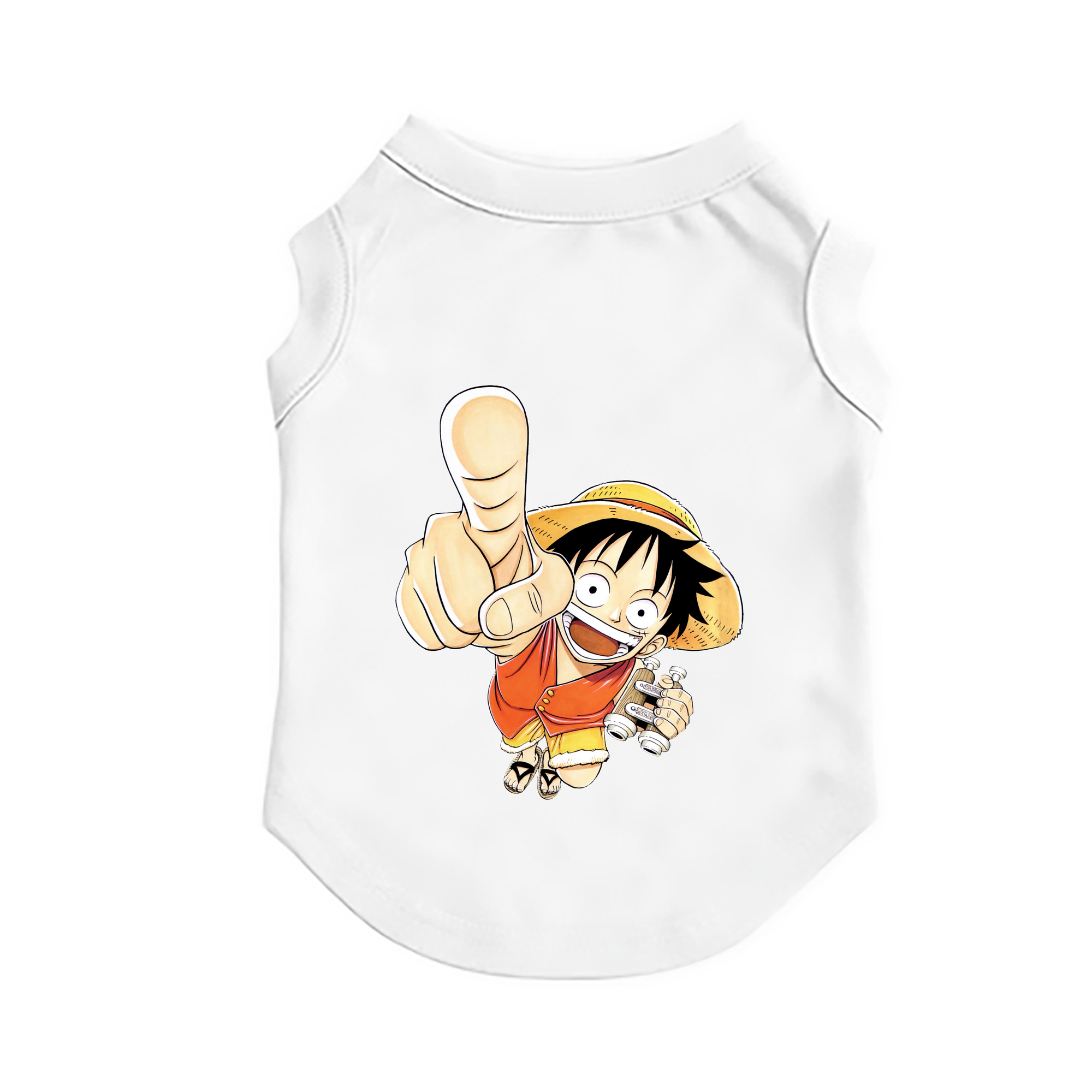 （画像用） ワンピース モンキー・D・ルフィ ONE PIECE Monkey D. Luffy ペット用ベスト
