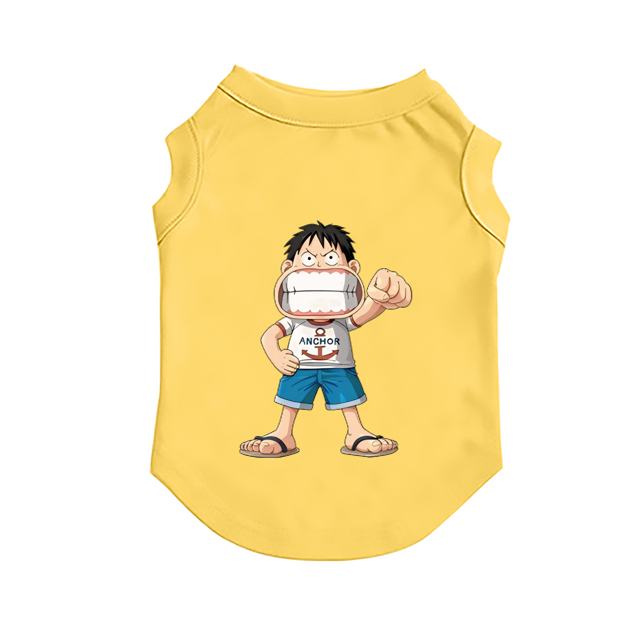 （画像用） ワンピース モンキー・D・ルフィ ONE PIECE Monkey D. Luffy ペット用ベスト