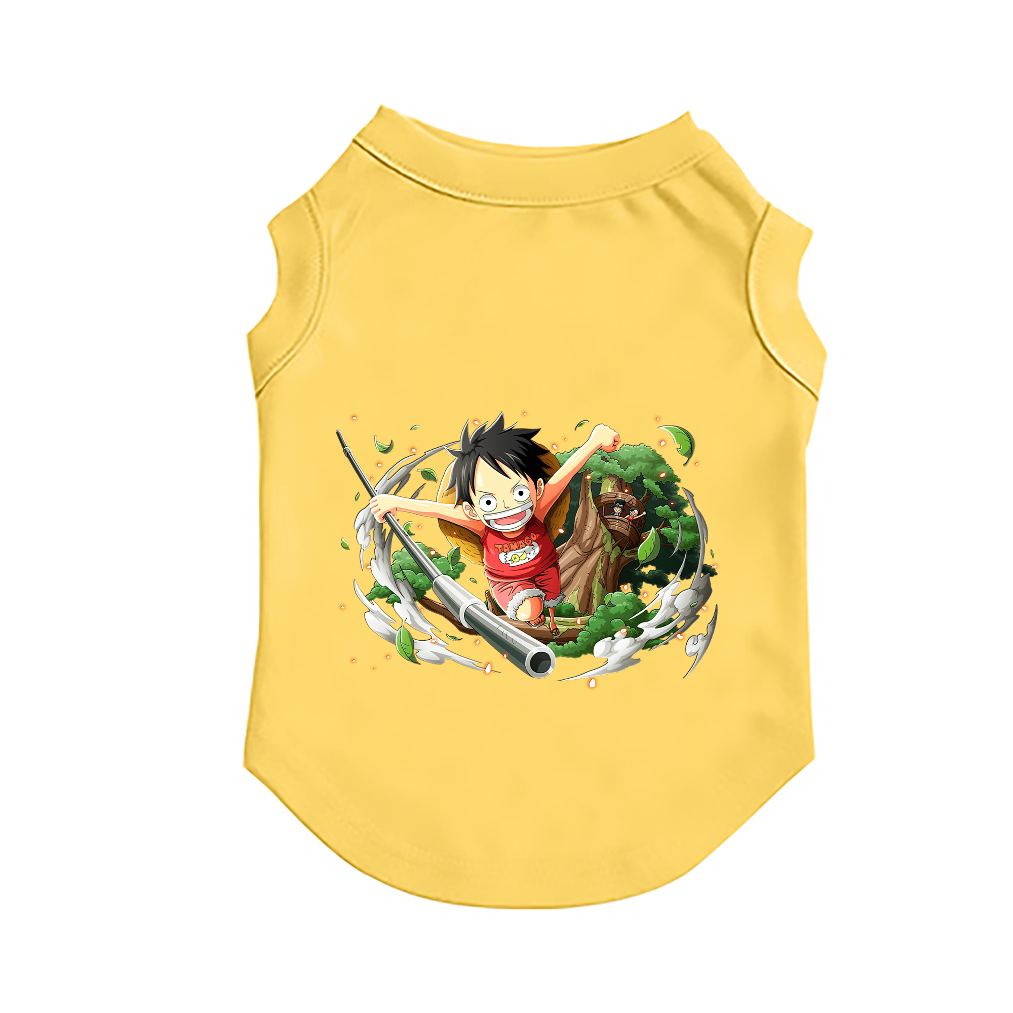 （画像用） ワンピース モンキー・D・ルフィ ONE PIECE Monkey D. Luffy ペット用ベスト