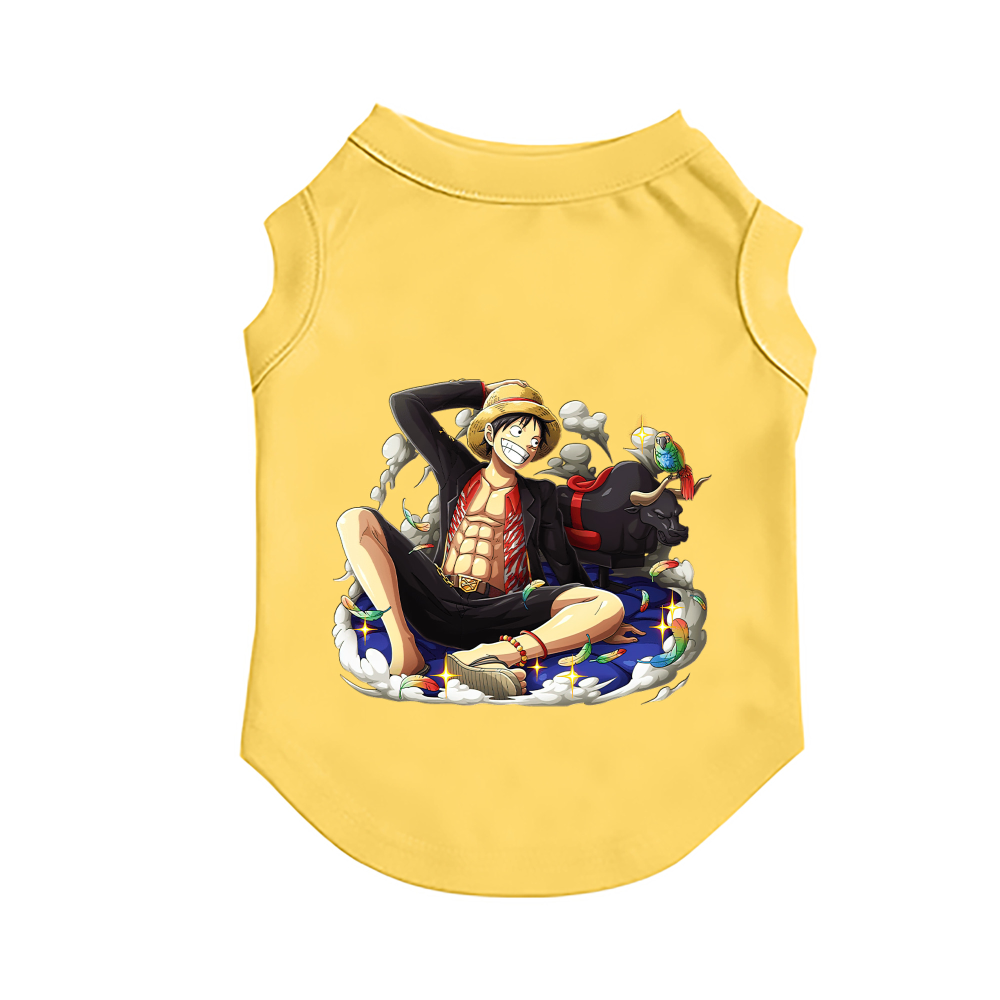 （画像用） ワンピース モンキー・D・ルフィ ONE PIECE Monkey D. Luffy ペット用ベスト