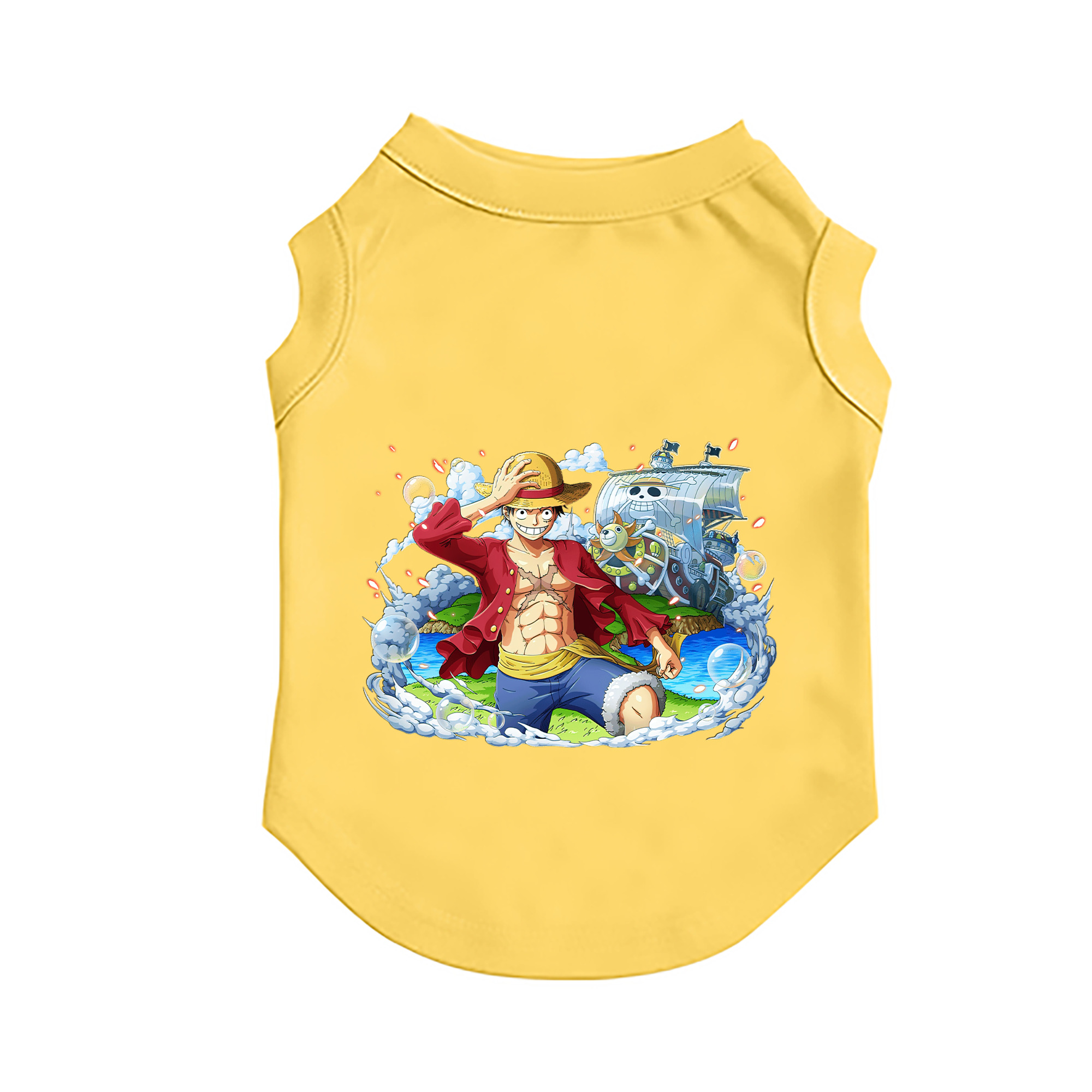 （画像用） ワンピース モンキー・D・ルフィ ONE PIECE Monkey D. Luffy ペット用ベスト