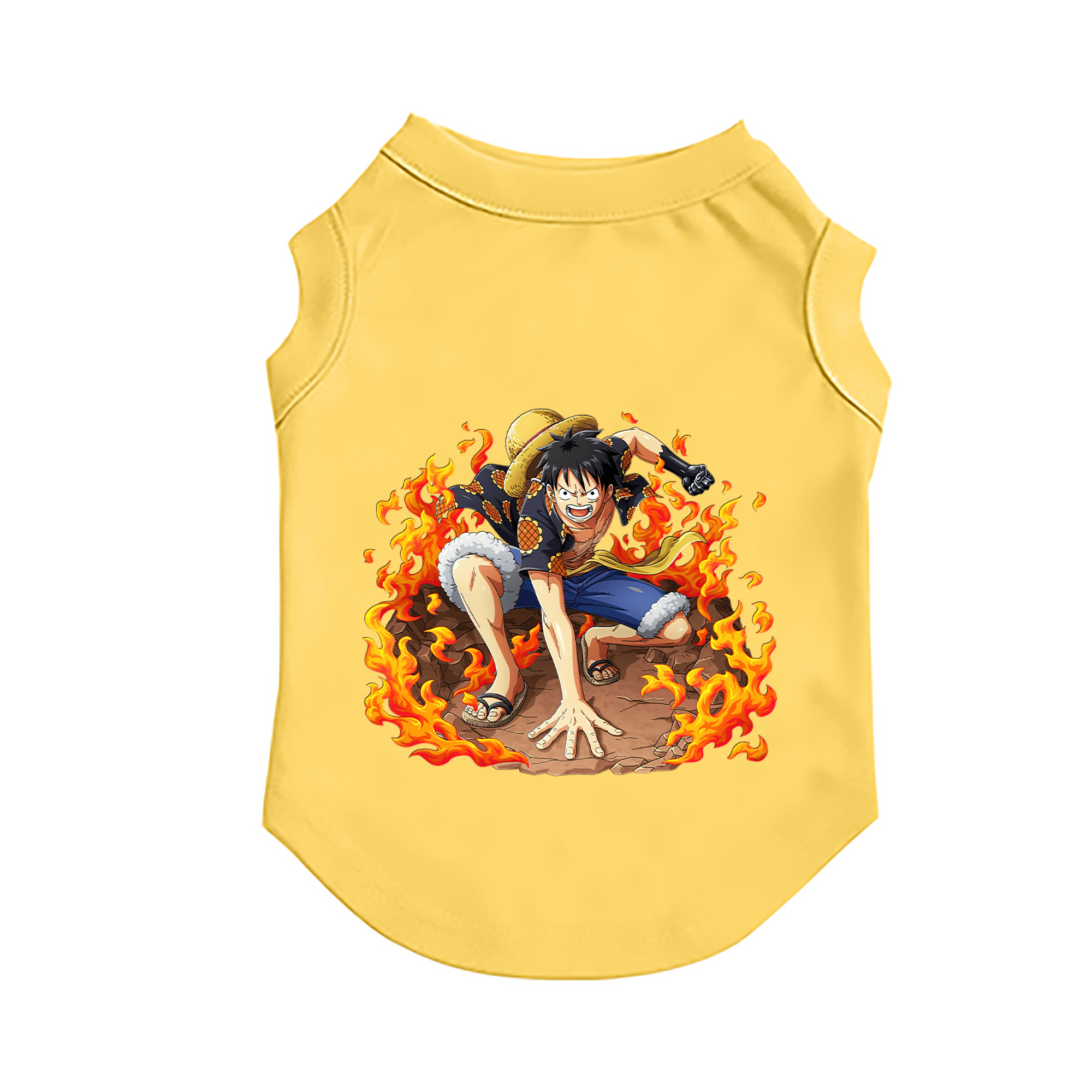 （画像用） ワンピース モンキー・D・ルフィ ONE PIECE Monkey D. Luffy ペット用ベスト