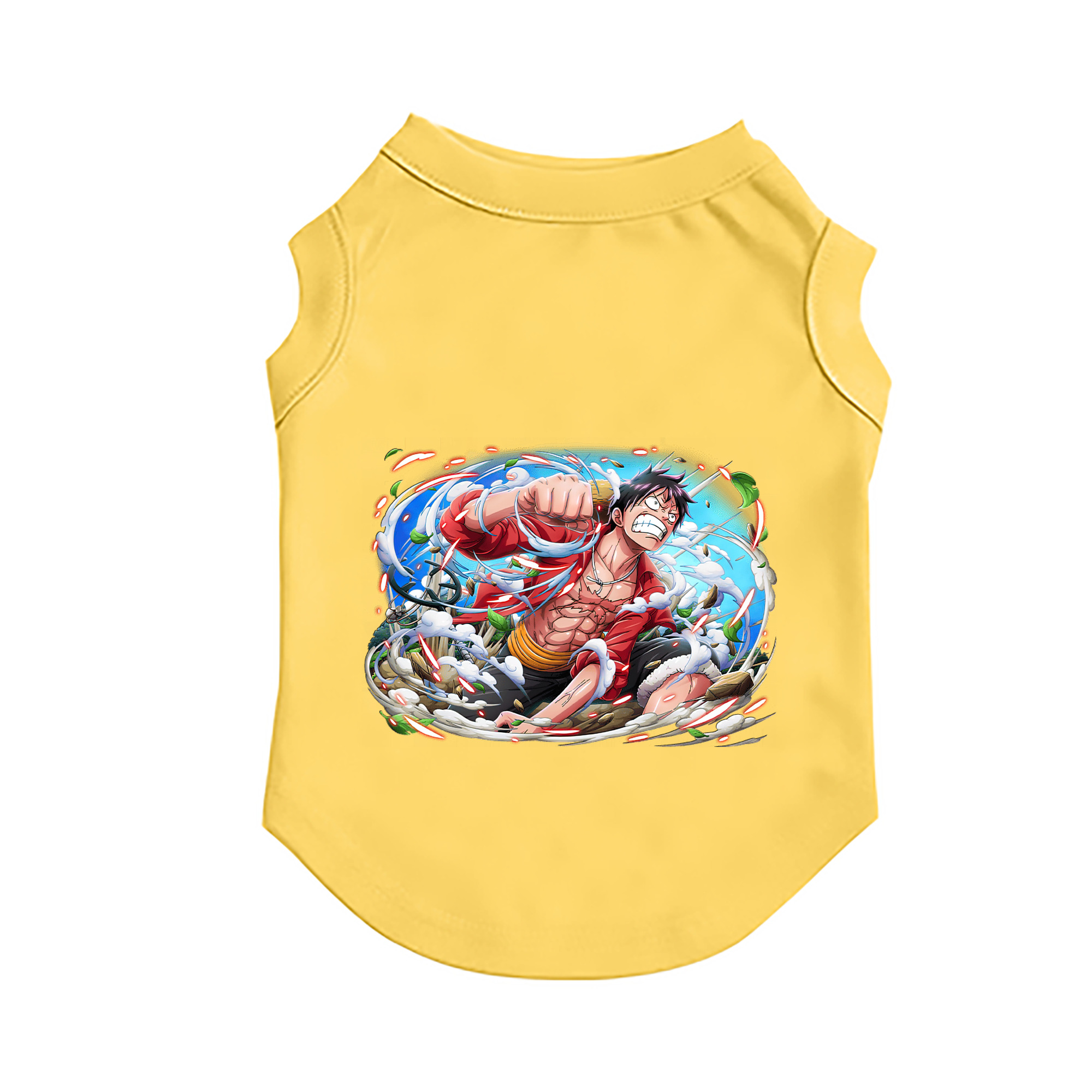 （画像用） ワンピース モンキー・D・ルフィ ONE PIECE Monkey D. Luffy ペット用ベスト