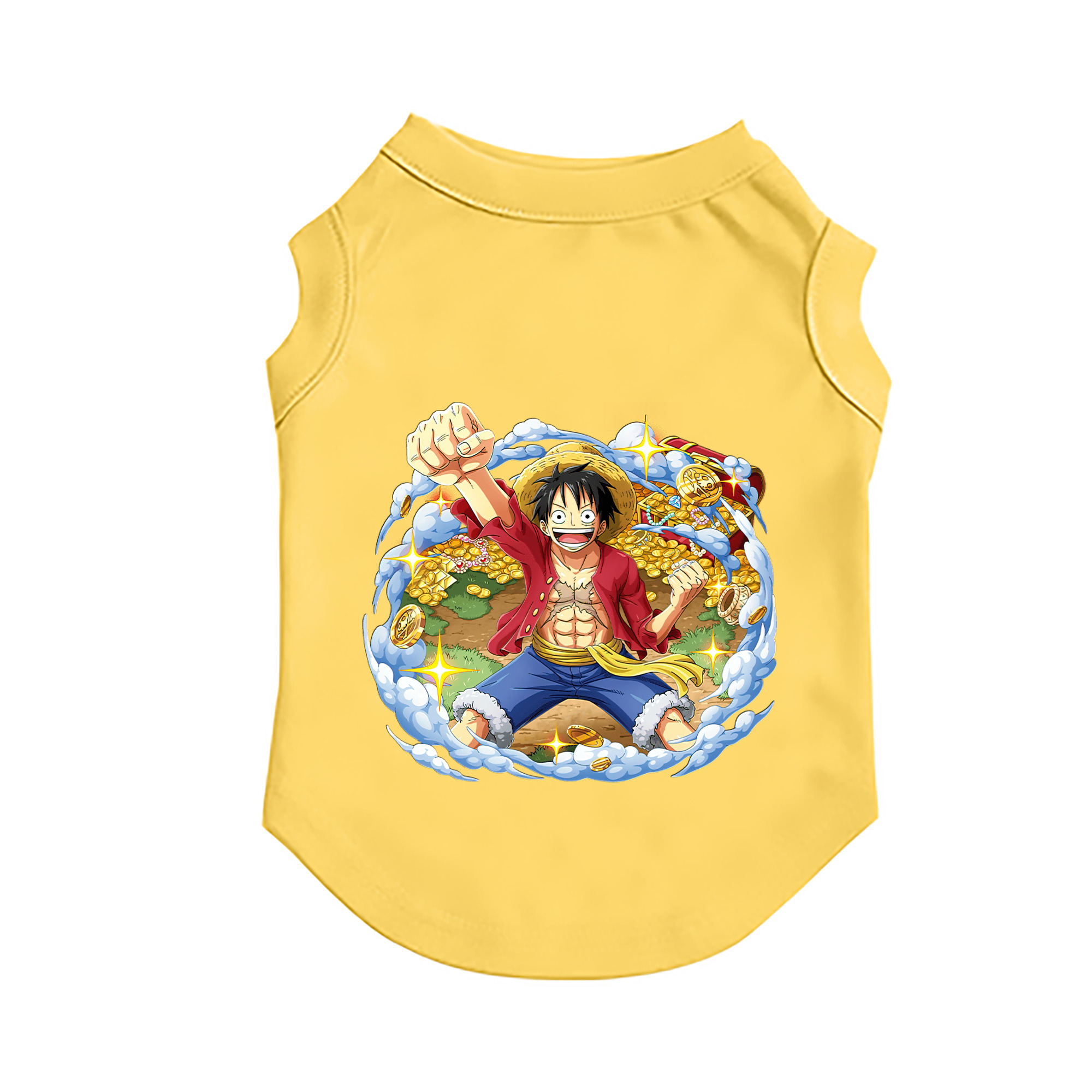 （画像用） ワンピース モンキー・D・ルフィ ONE PIECE Monkey D. Luffy ペット用ベスト