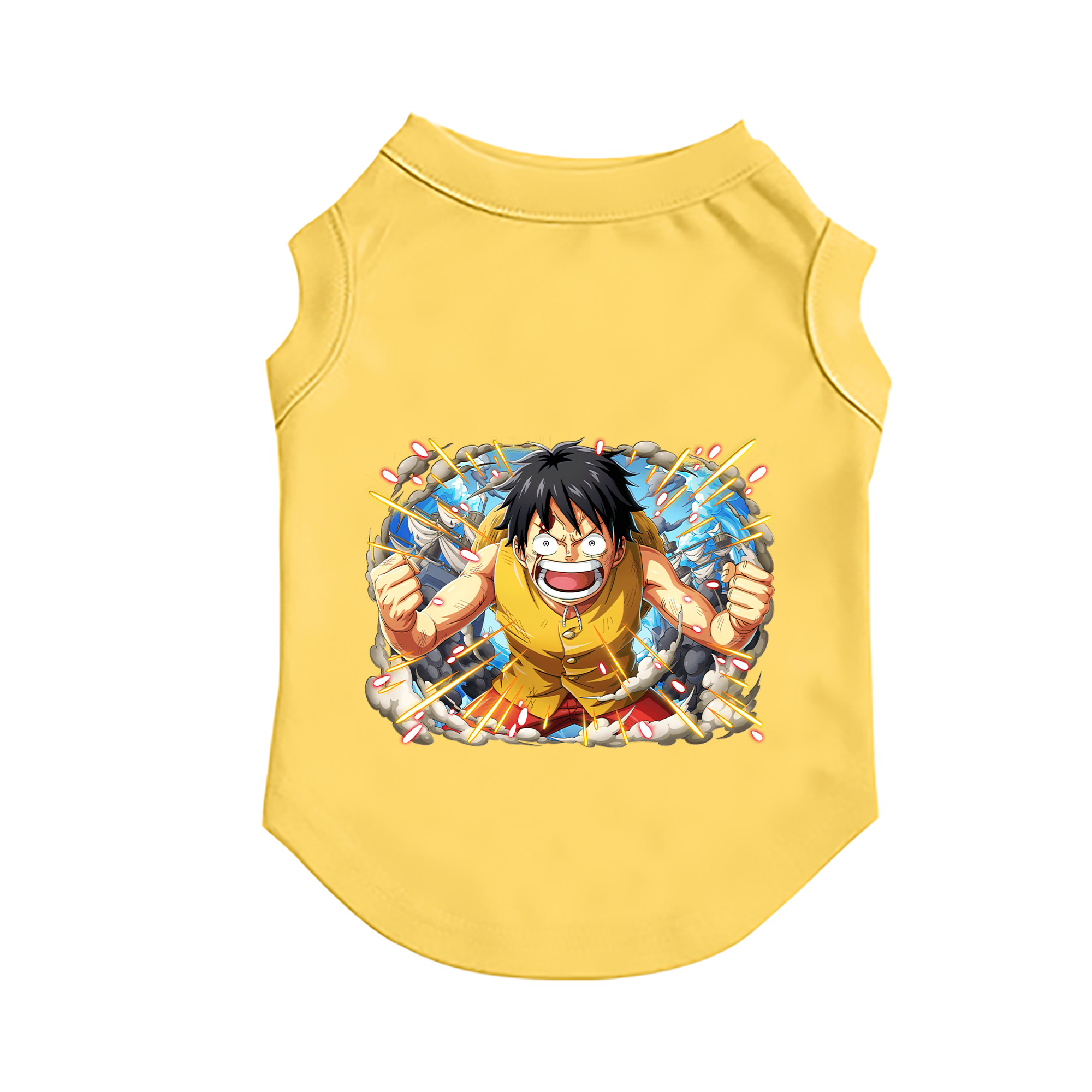 （画像用） ワンピース モンキー・D・ルフィ ONE PIECE Monkey D. Luffy ペット用ベスト