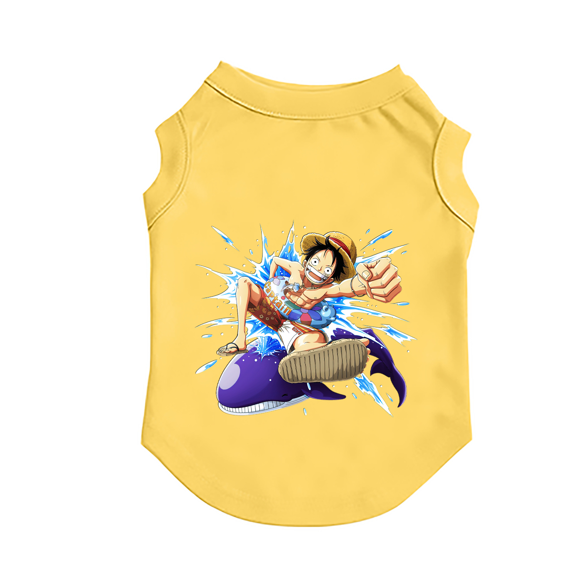 （画像用） ワンピース モンキー・D・ルフィ ONE PIECE Monkey D. Luffy ペット用ベスト