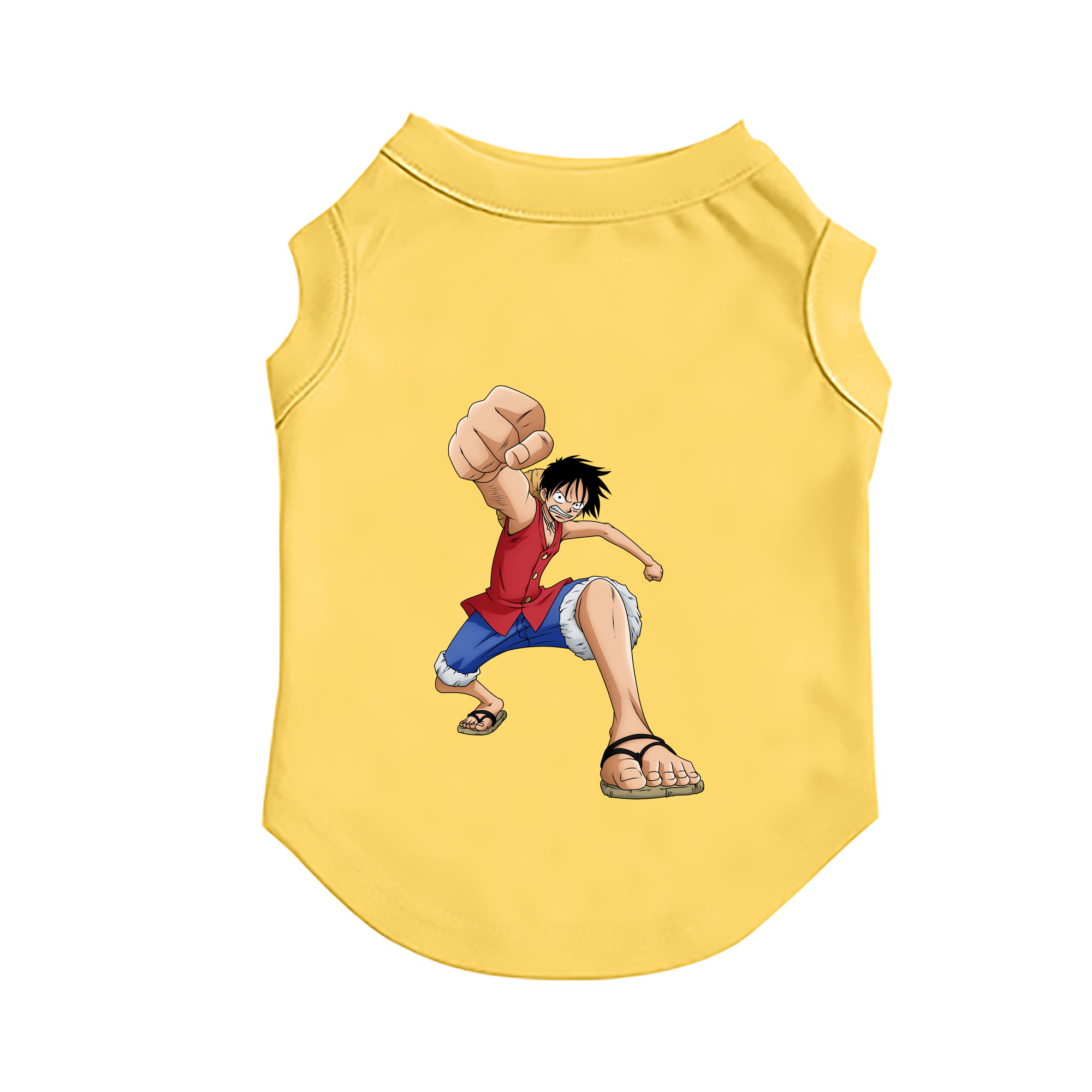 （画像用） ワンピース モンキー・D・ルフィ ONE PIECE Monkey D. Luffy ペット用ベスト