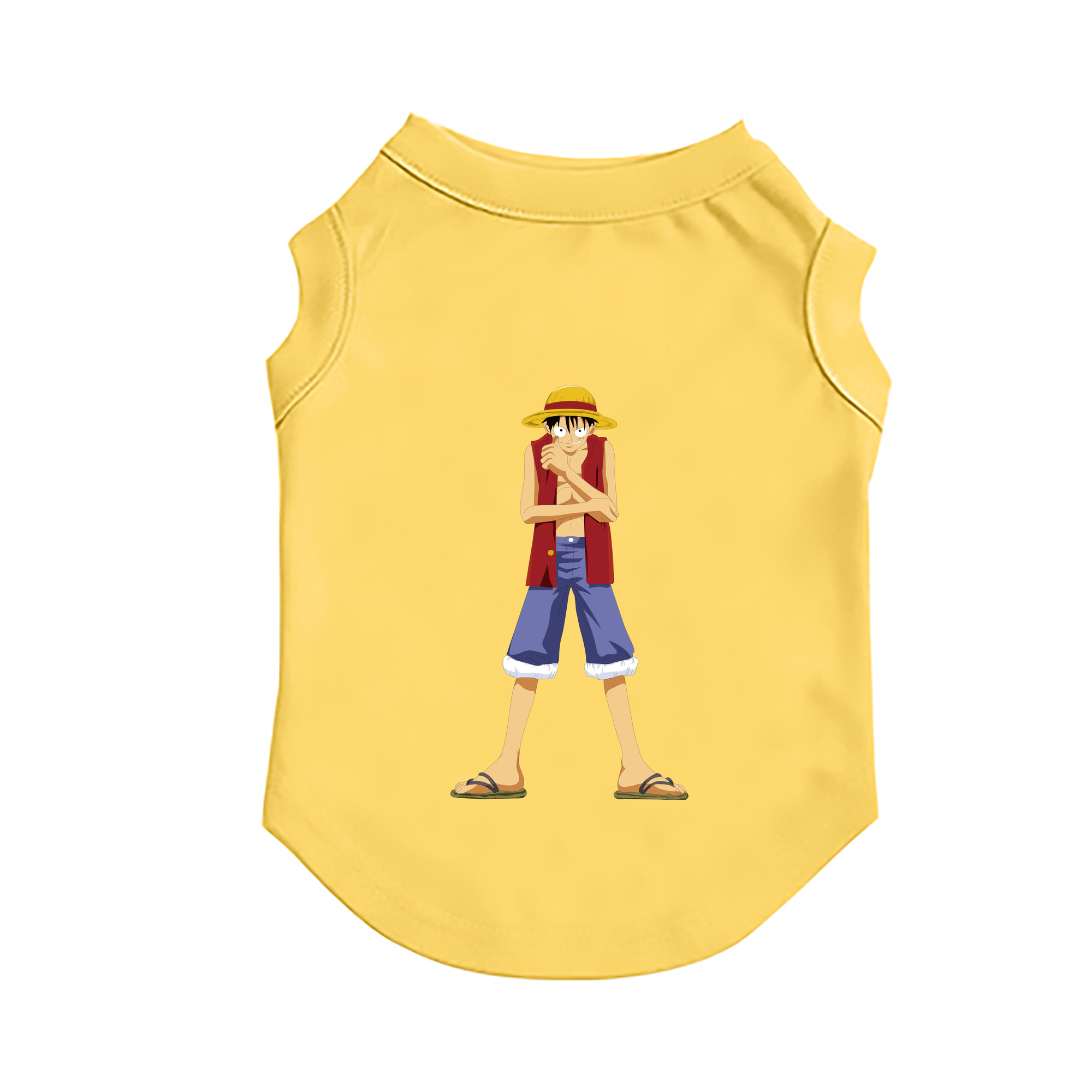 （画像用） ワンピース モンキー・D・ルフィ ONE PIECE Monkey D. Luffy ペット用ベスト