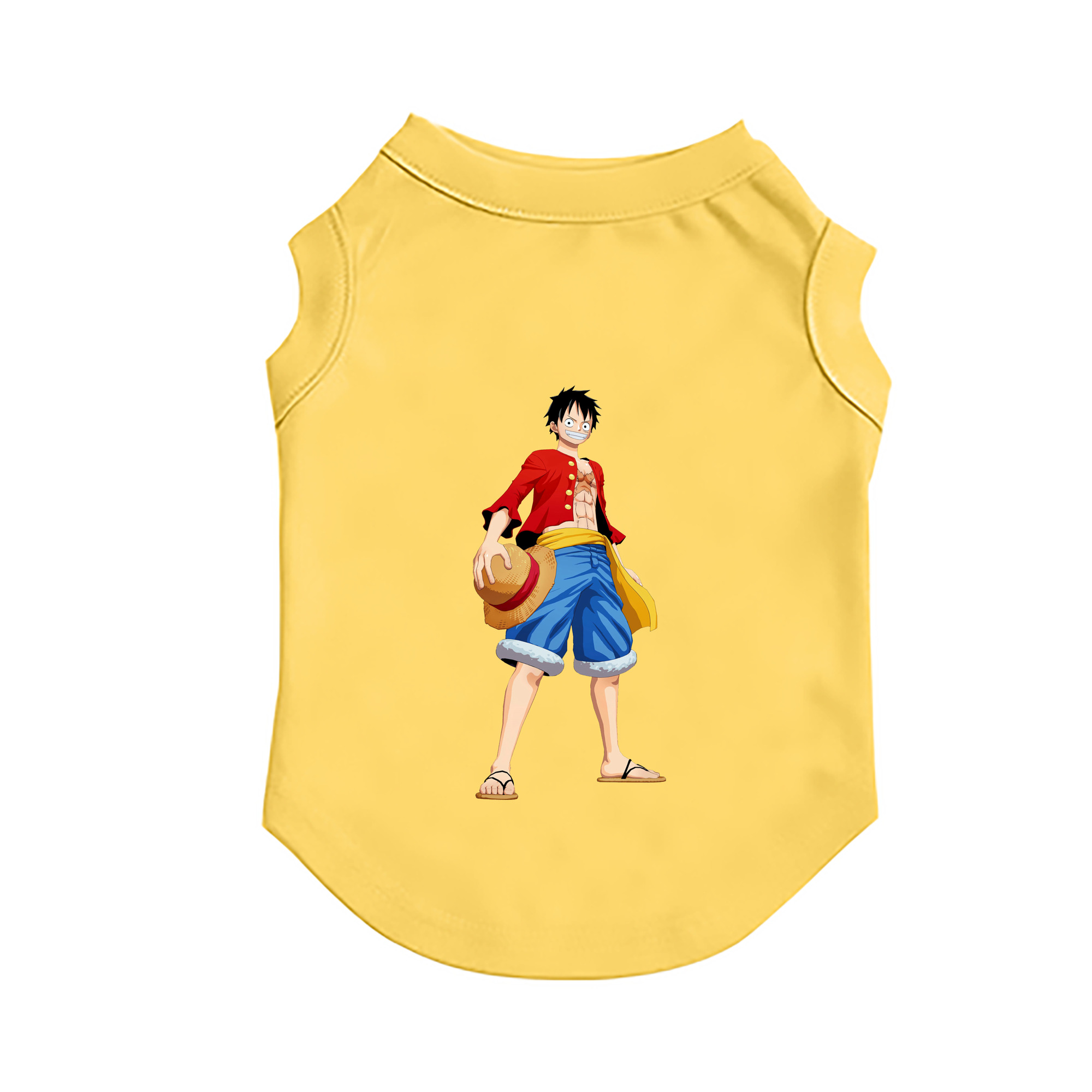 （画像用） ワンピース モンキー・D・ルフィ ONE PIECE Monkey D. Luffy ペット用ベスト