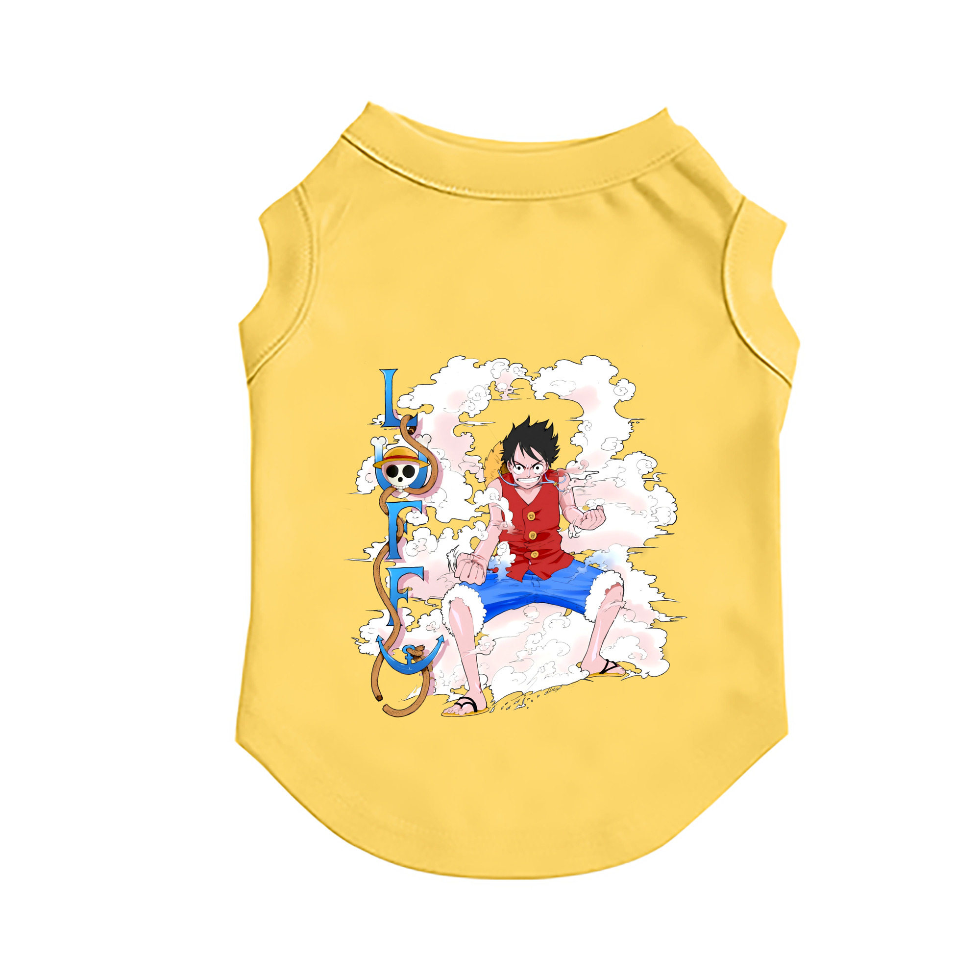 （画像用） ワンピース モンキー・D・ルフィ ONE PIECE Monkey D. Luffy ペット用ベスト