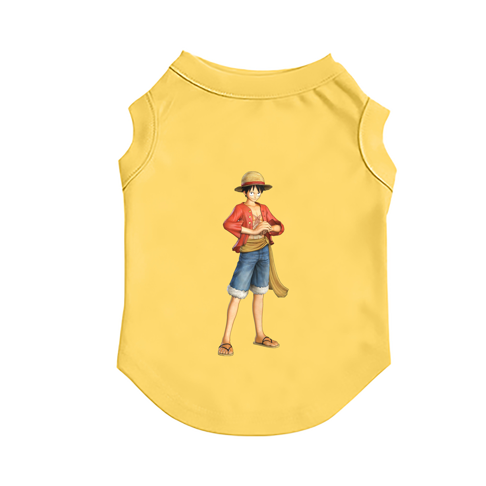 （画像用） ワンピース モンキー・D・ルフィ ONE PIECE Monkey D. Luffy ペット用ベスト