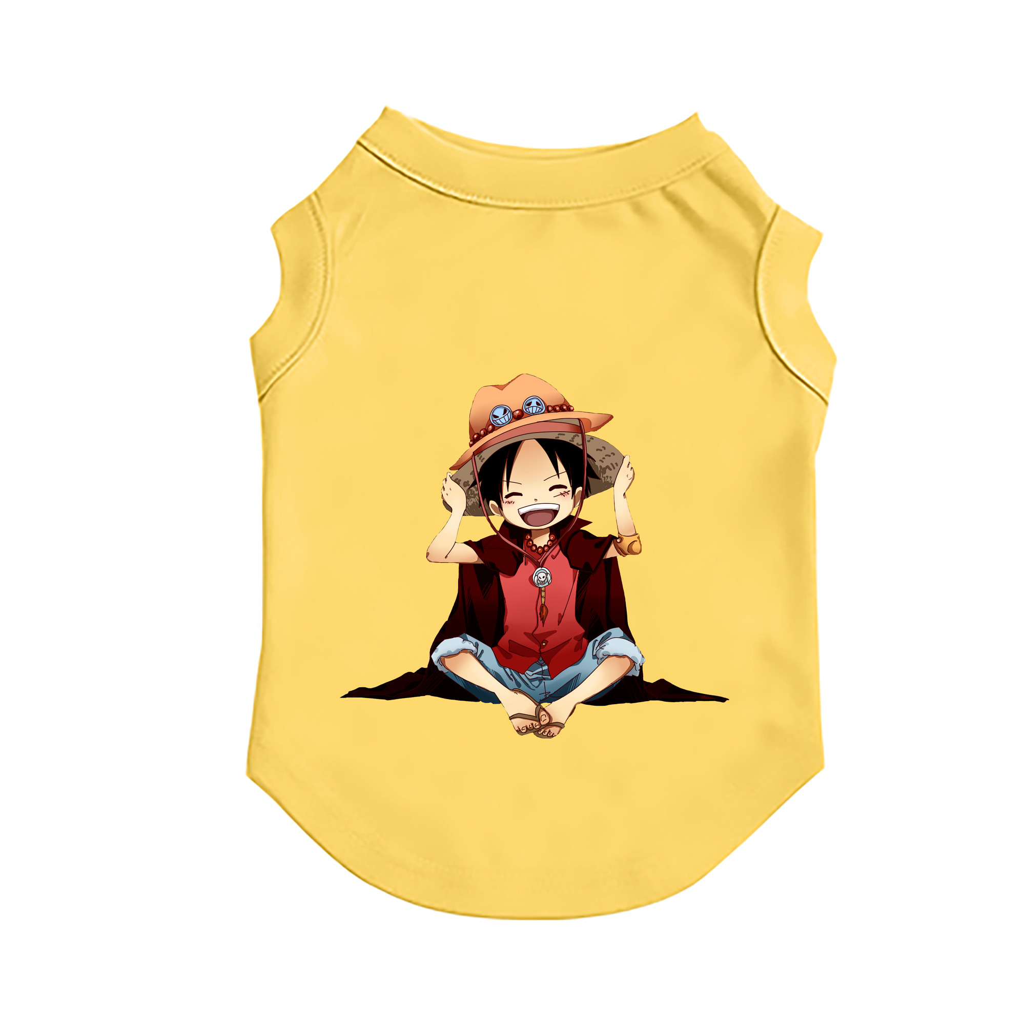 （画像用） ワンピース モンキー・D・ルフィ ONE PIECE Monkey D. Luffy ペット用ベスト