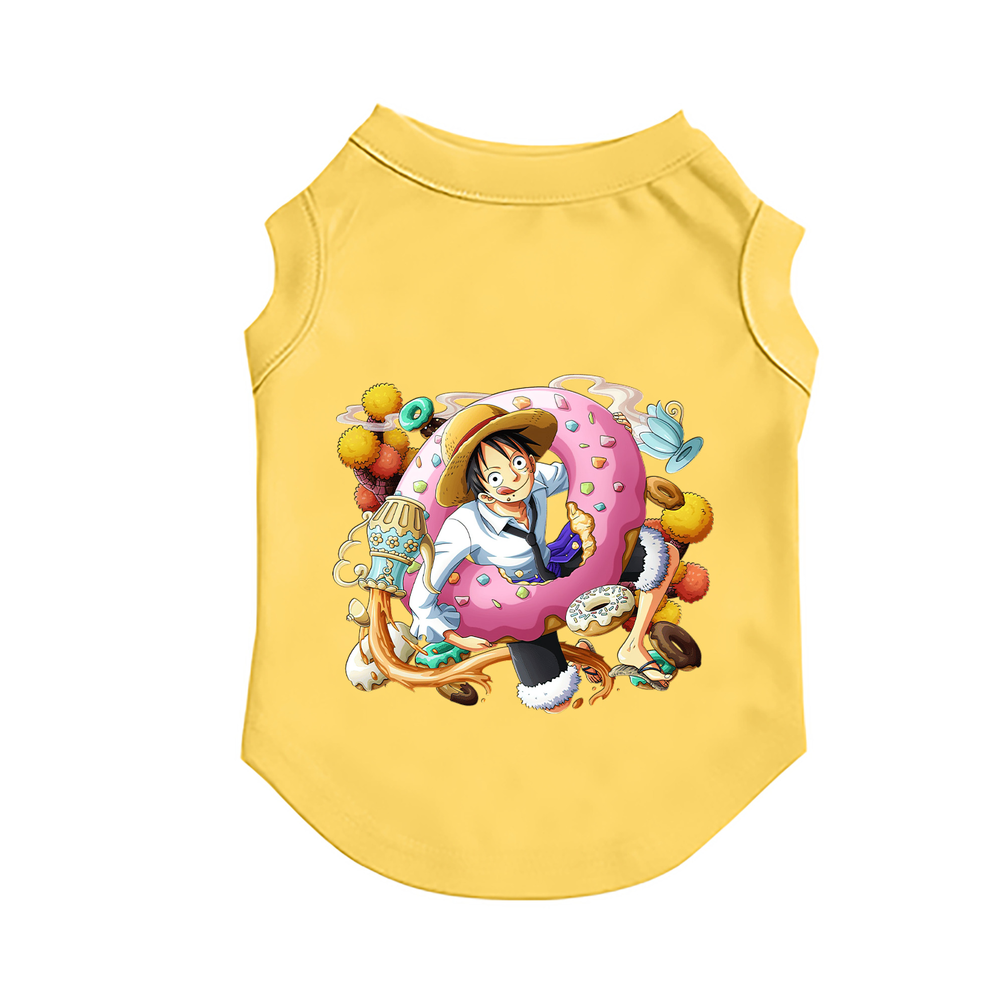 （画像用） ワンピース モンキー・D・ルフィ ONE PIECE Monkey D. Luffy ペット用ベスト