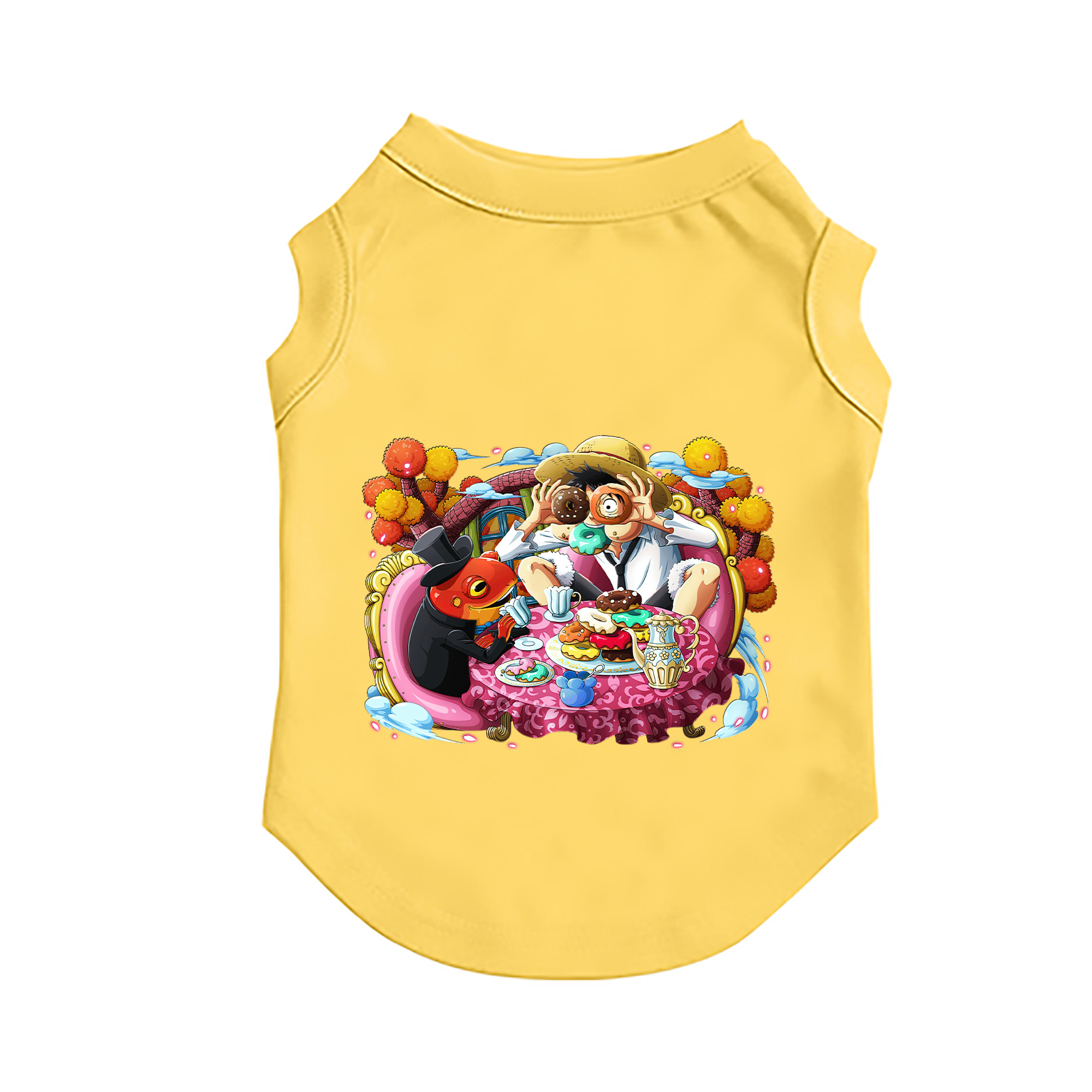 （画像用） ワンピース モンキー・D・ルフィ ONE PIECE Monkey D. Luffy ペット用ベスト