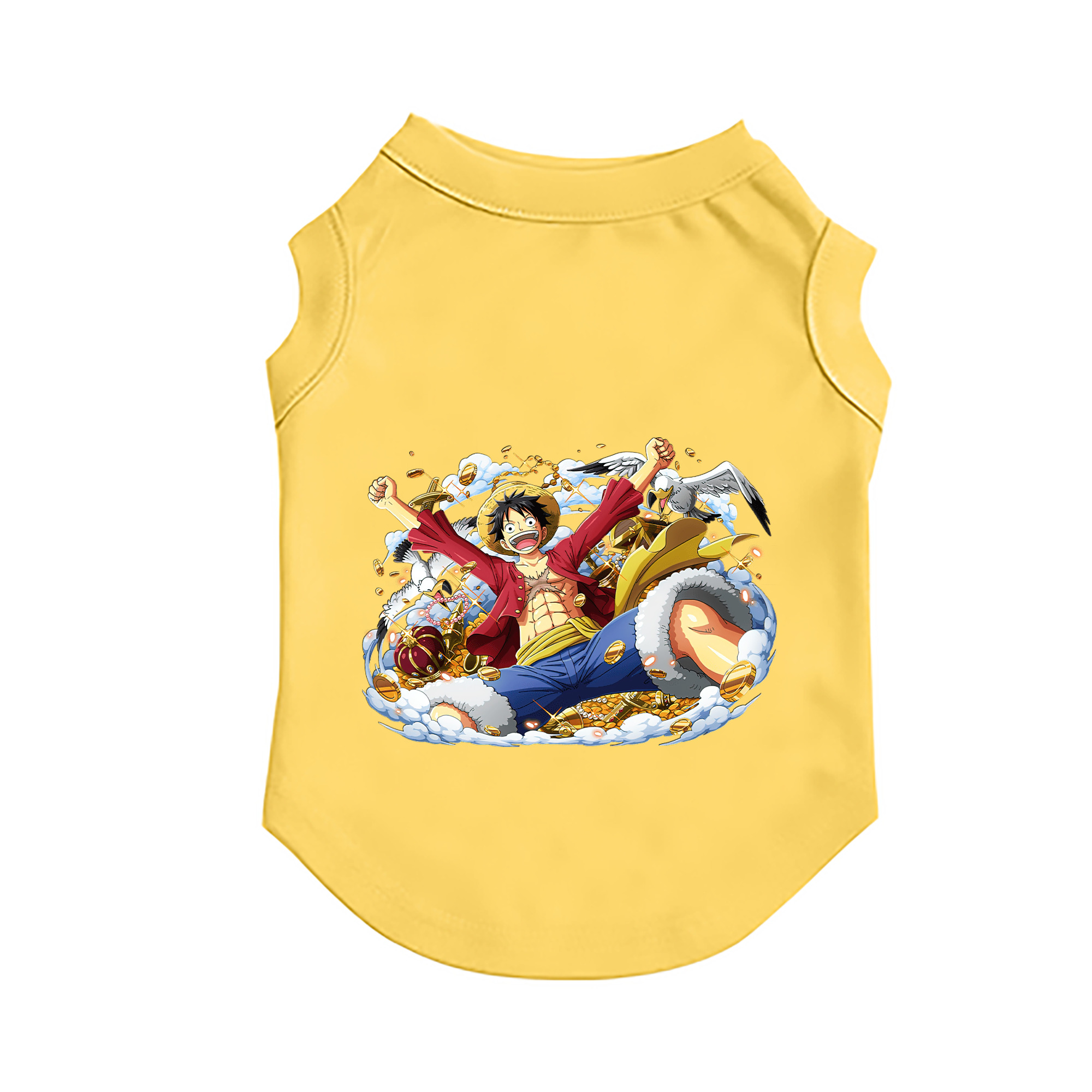 （画像用） ワンピース モンキー・D・ルフィ ONE PIECE Monkey D. Luffy ペット用ベスト