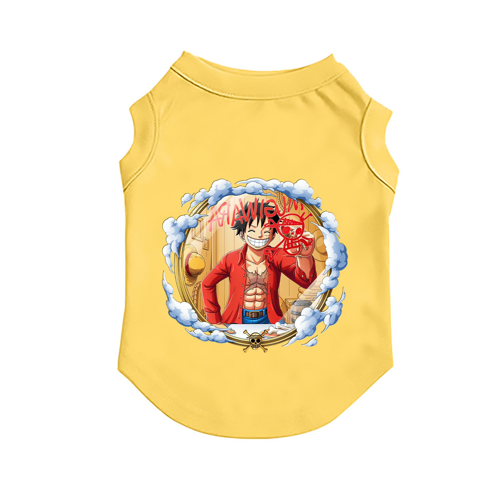 （画像用） ワンピース モンキー・D・ルフィ ONE PIECE Monkey D. Luffy ペット用ベスト