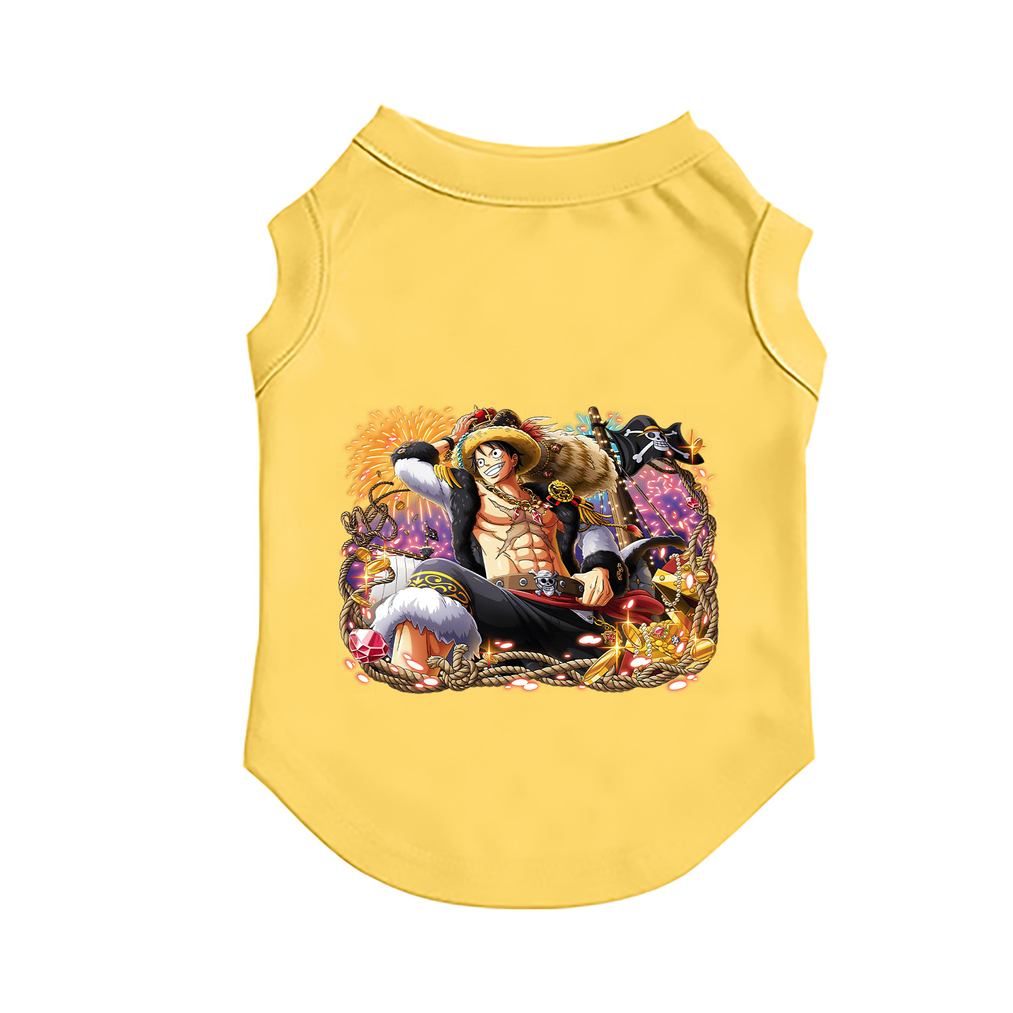 （画像用） ワンピース モンキー・D・ルフィ ONE PIECE Monkey D. Luffy ペット用ベスト