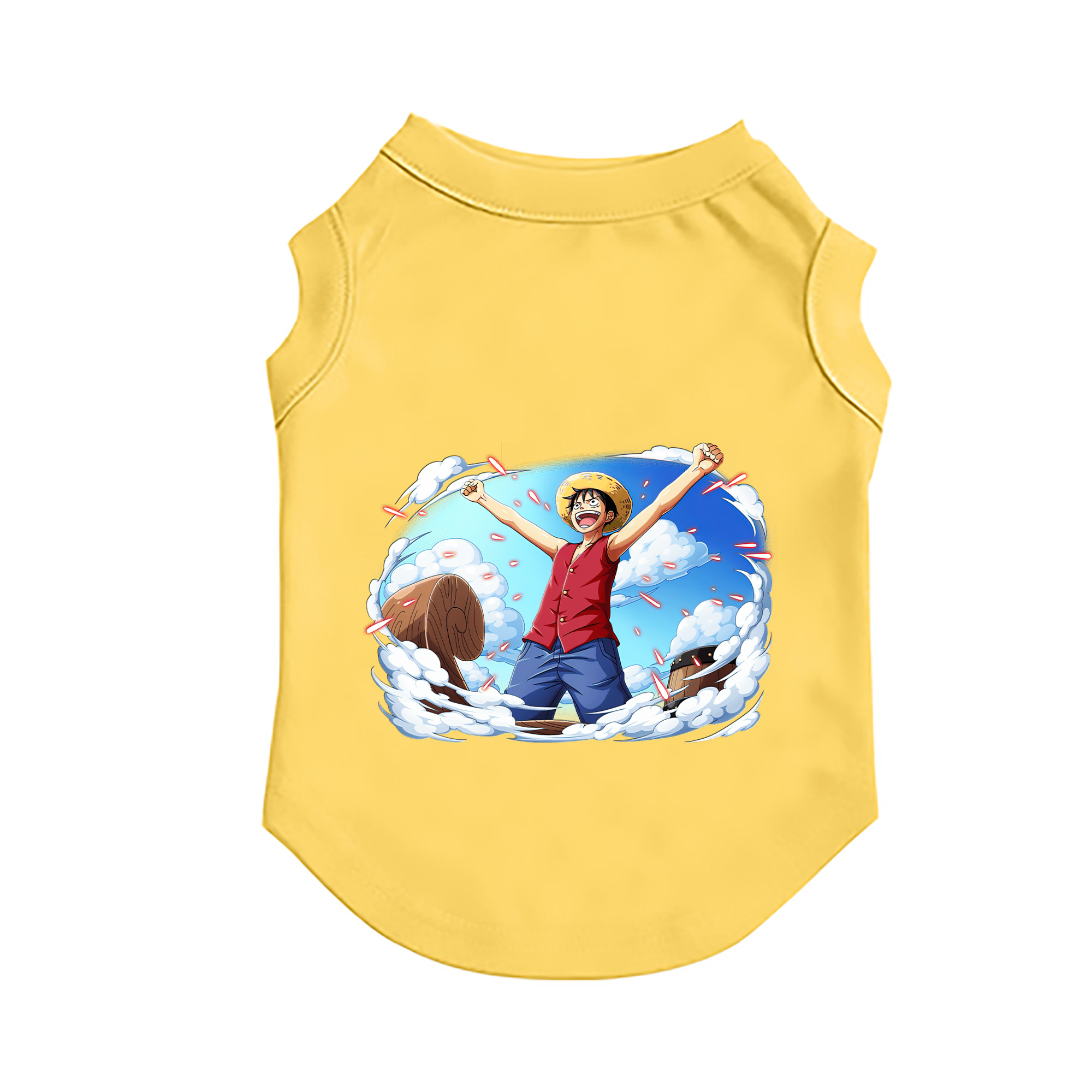 （画像用） ワンピース モンキー・D・ルフィ ONE PIECE Monkey D. Luffy ペット用ベスト