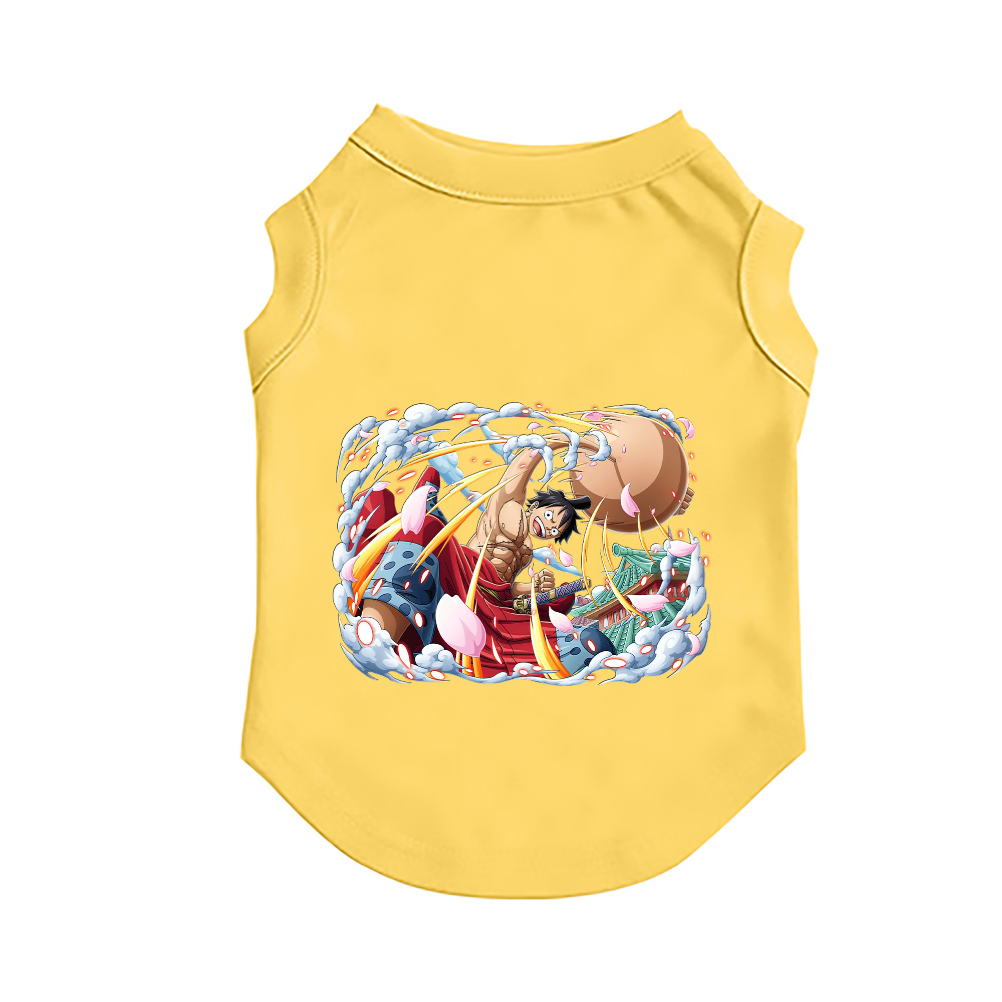 （画像用） ワンピース モンキー・D・ルフィ ONE PIECE Monkey D. Luffy ペット用ベスト