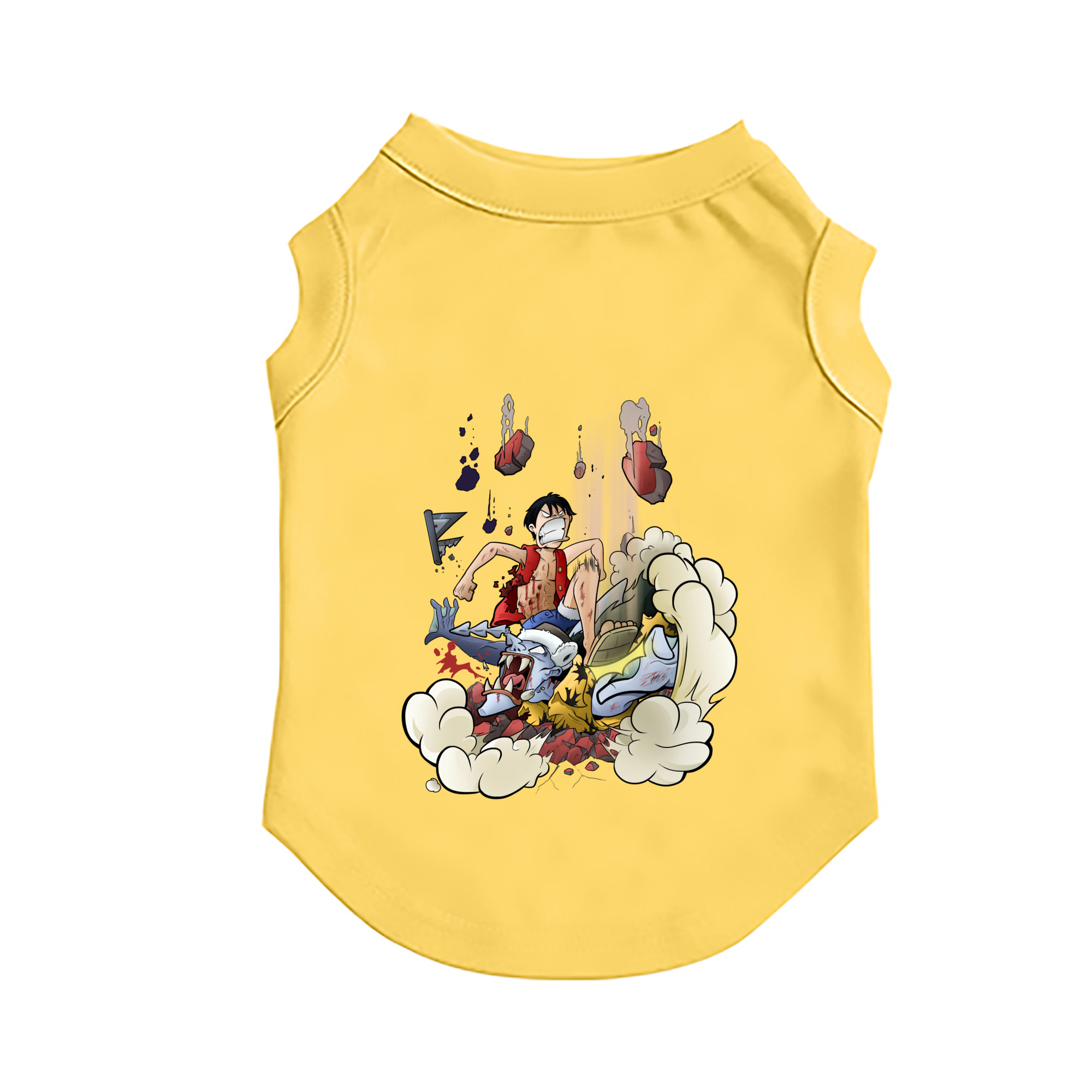 （画像用） ワンピース モンキー・D・ルフィ ONE PIECE Monkey D. Luffy ペット用ベスト