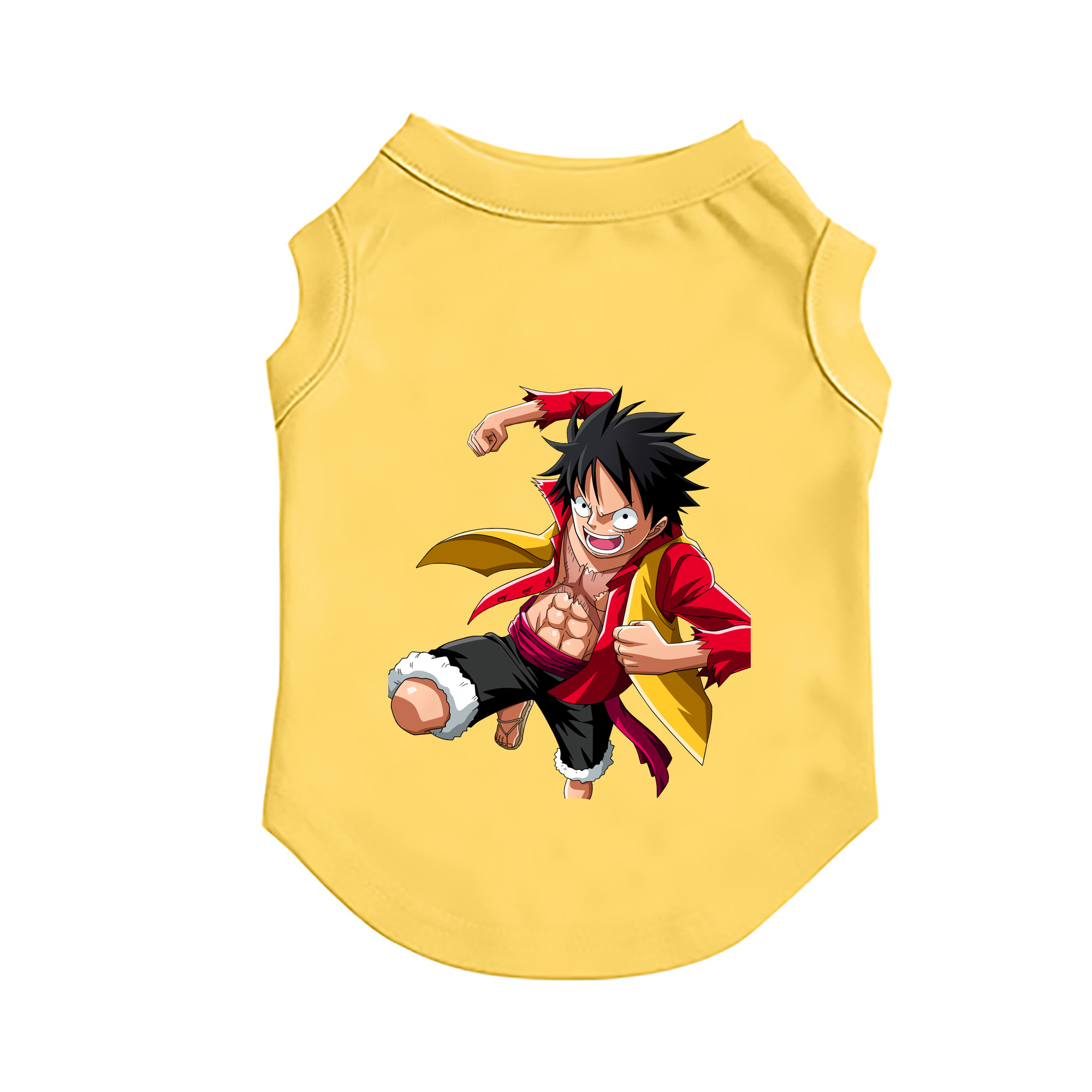 （画像用） ワンピース モンキー・D・ルフィ ONE PIECE Monkey D. Luffy ペット用ベスト