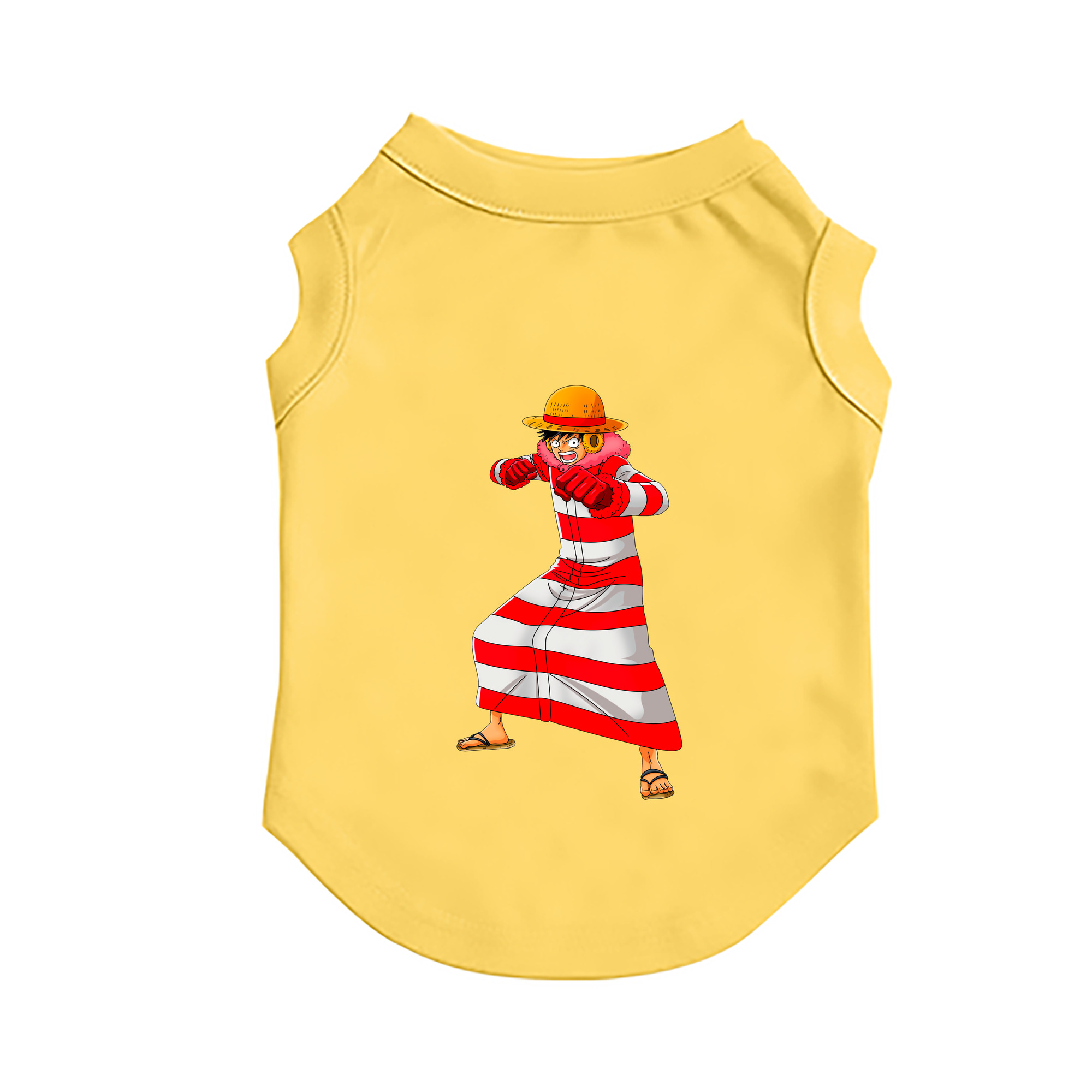 （画像用） ワンピース モンキー・D・ルフィ ONE PIECE Monkey D. Luffy ペット用ベスト