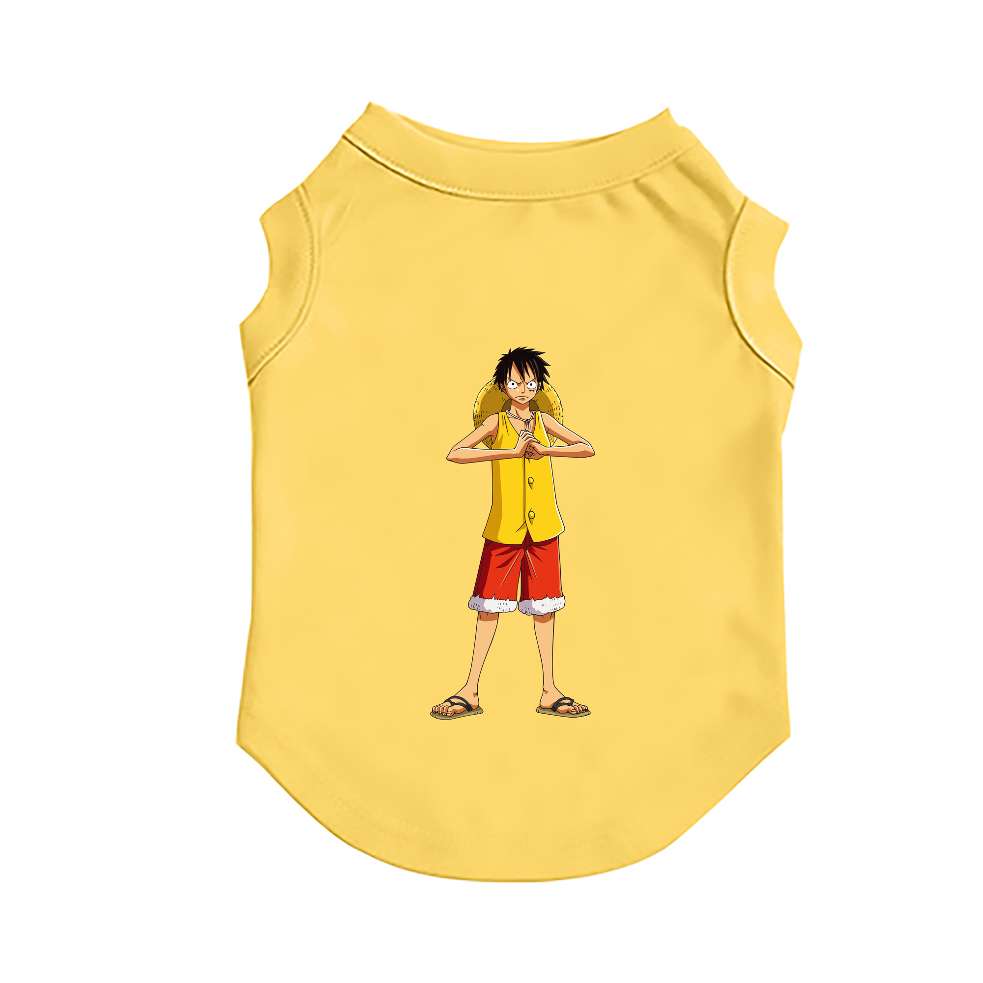 （画像用） ワンピース モンキー・D・ルフィ ONE PIECE Monkey D. Luffy ペット用ベスト
