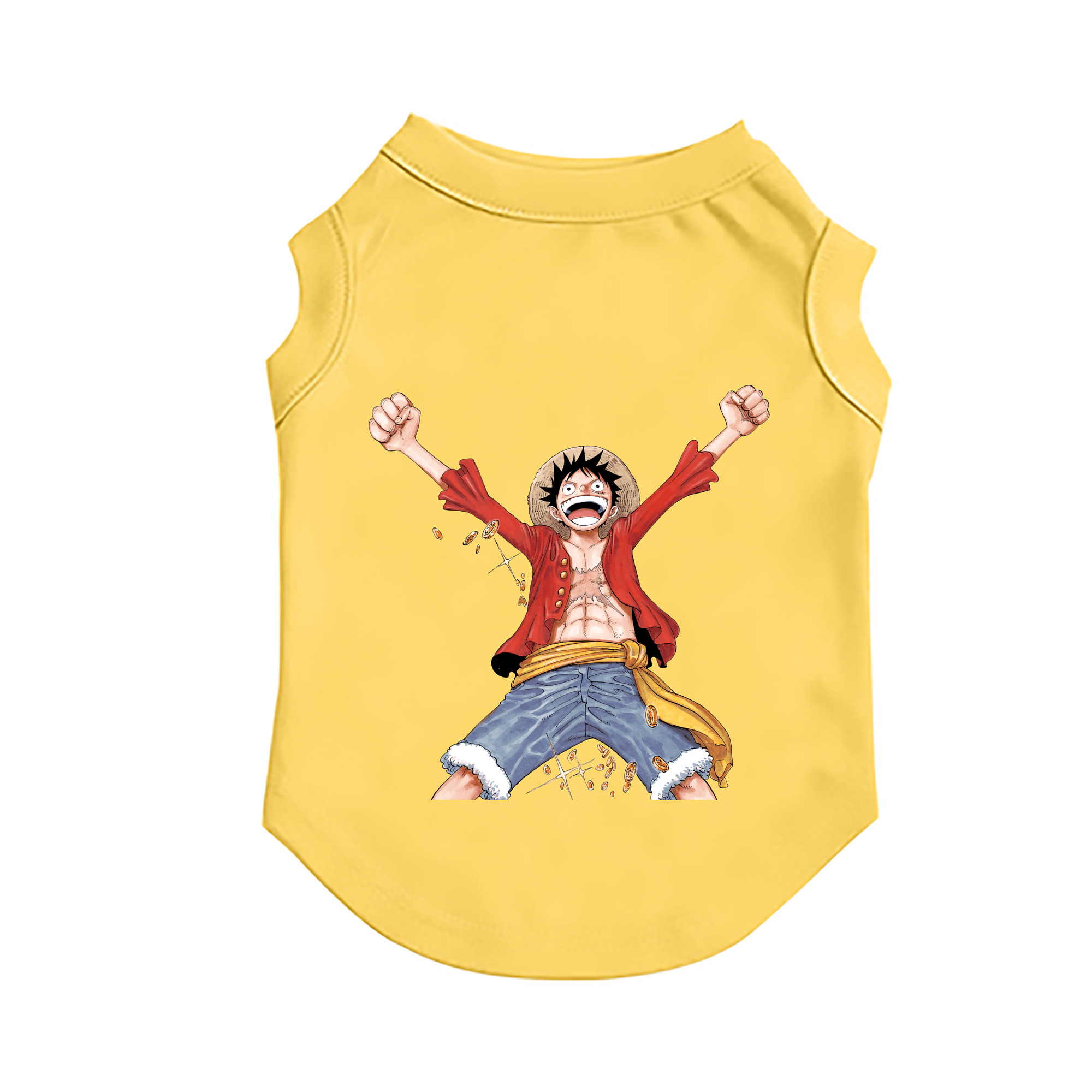 （画像用） ワンピース モンキー・D・ルフィ ONE PIECE Monkey D. Luffy ペット用ベスト