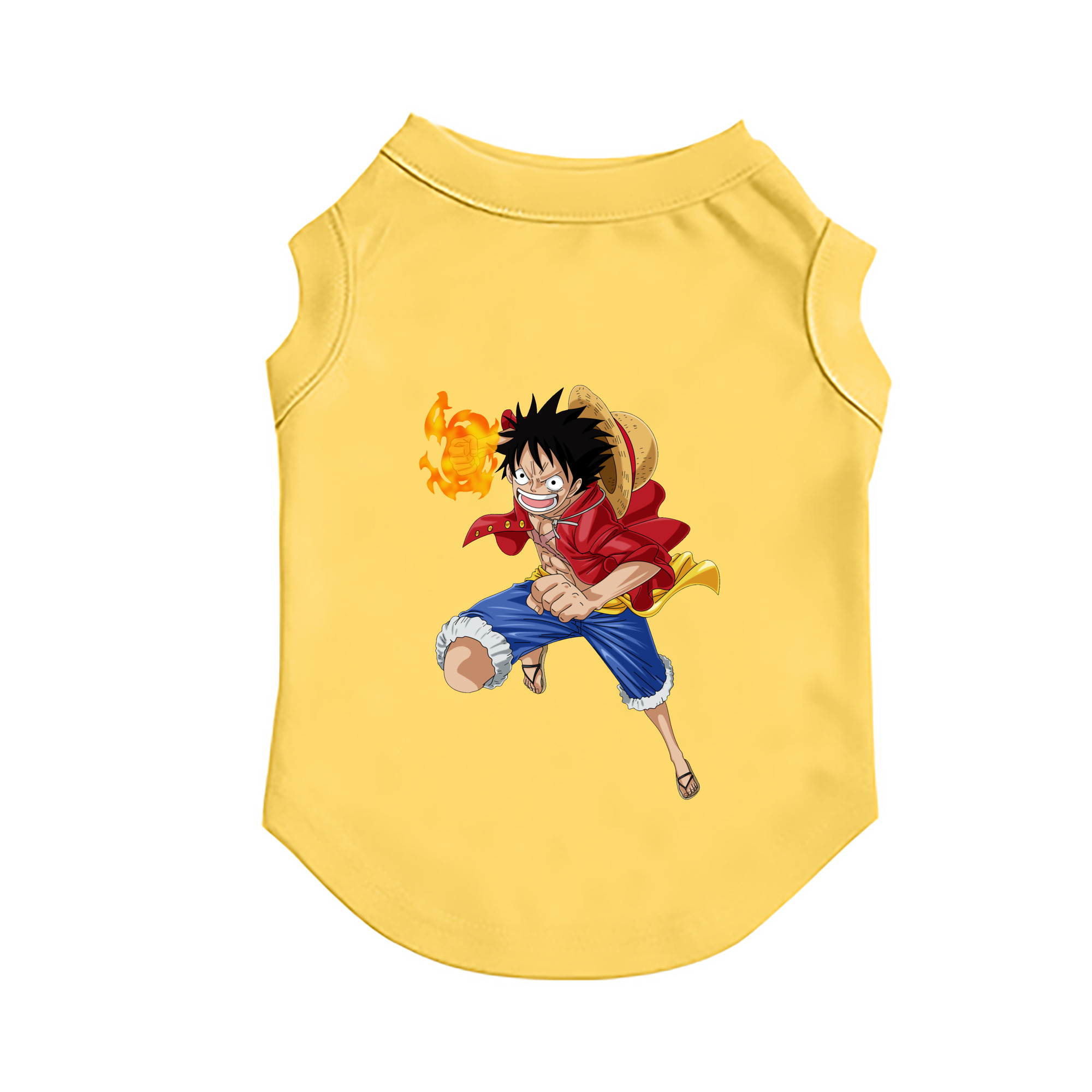 （画像用） ワンピース モンキー・D・ルフィ ONE PIECE Monkey D. Luffy ペット用ベスト