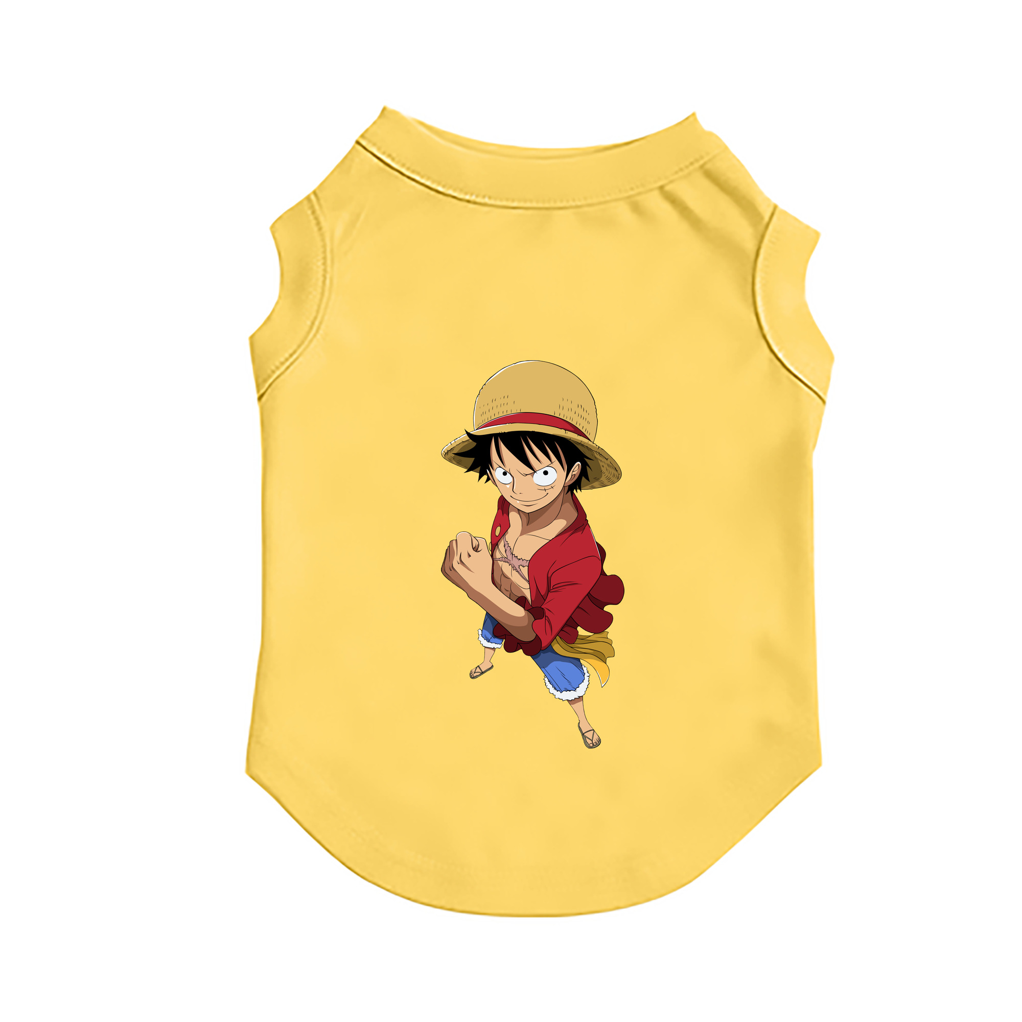 （画像用） ワンピース モンキー・D・ルフィ ONE PIECE Monkey D. Luffy ペット用ベスト