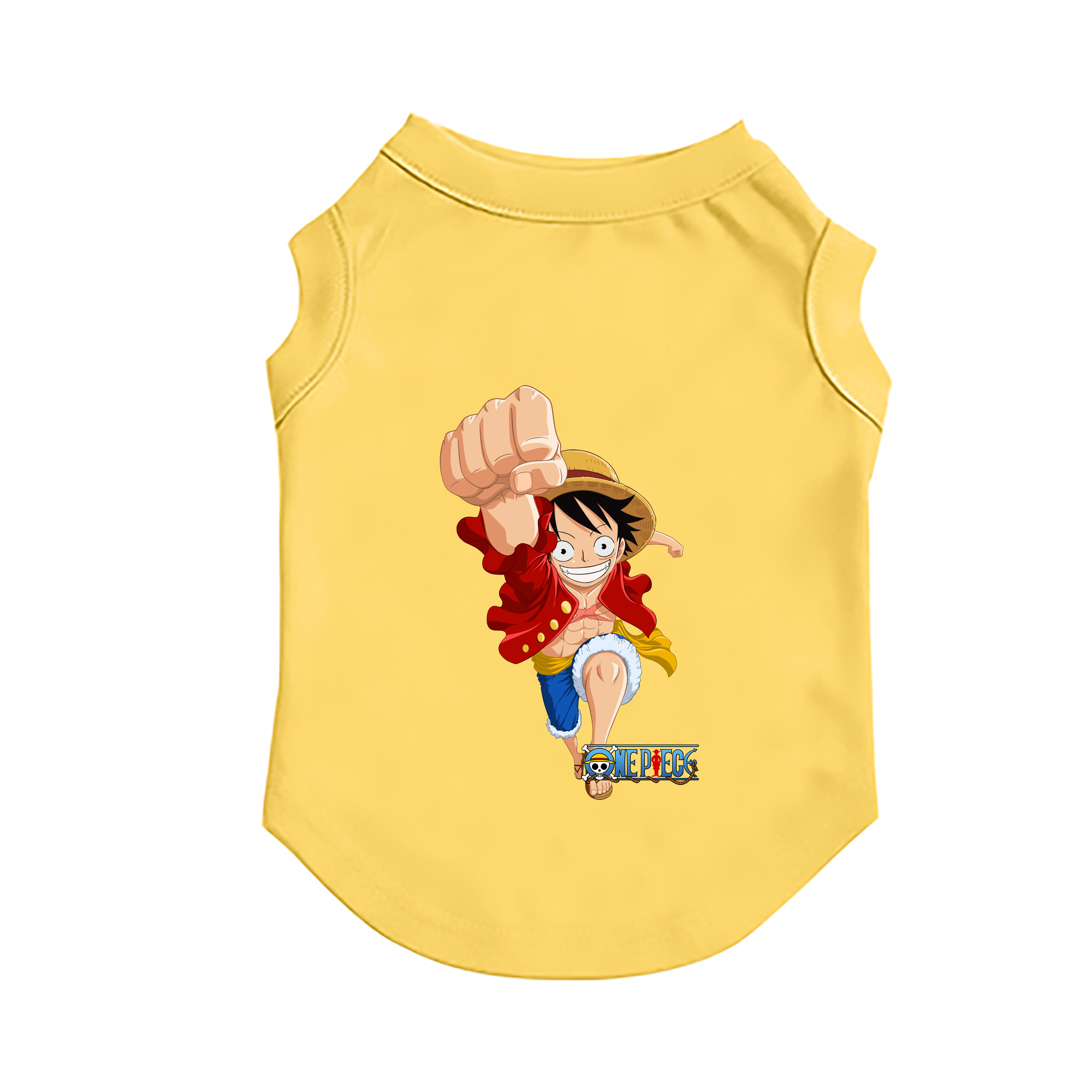 （画像用） ワンピース モンキー・D・ルフィ ONE PIECE Monkey D. Luffy ペット用ベスト