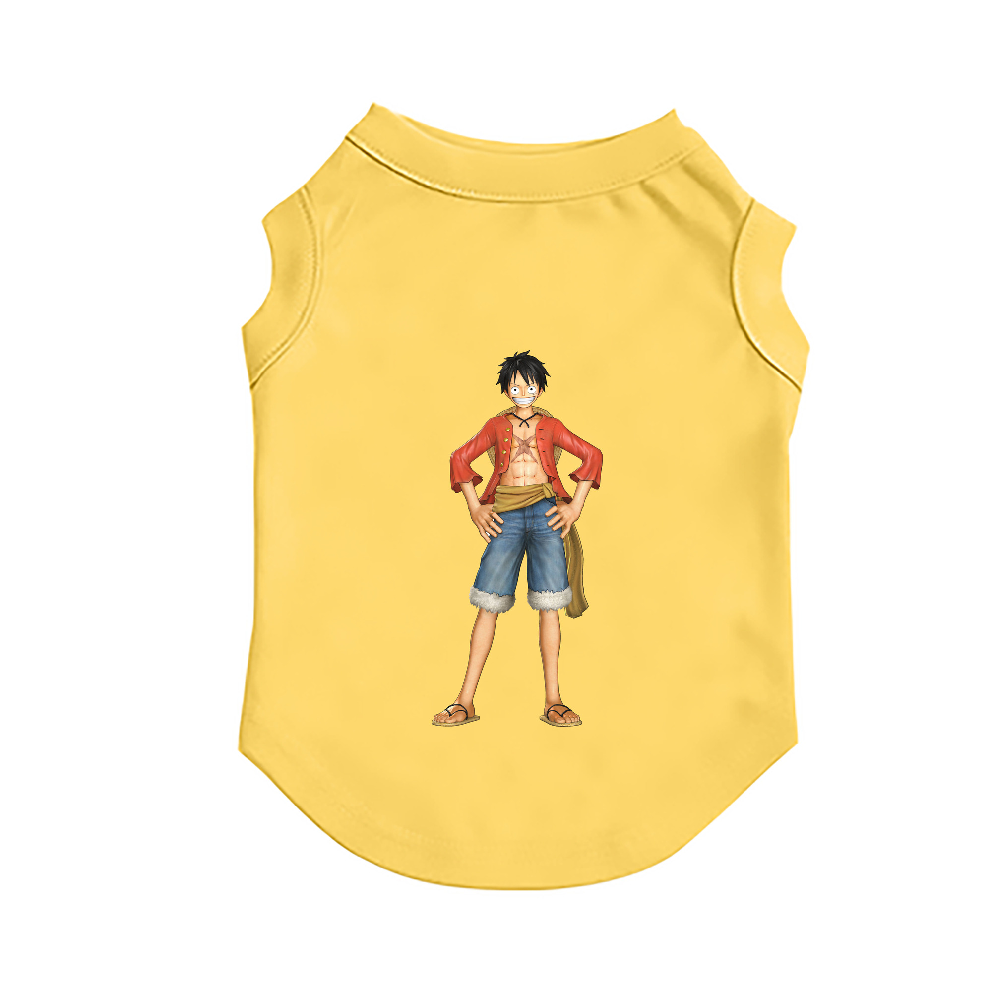 （画像用） ワンピース モンキー・D・ルフィ ONE PIECE Monkey D. Luffy ペット用ベスト