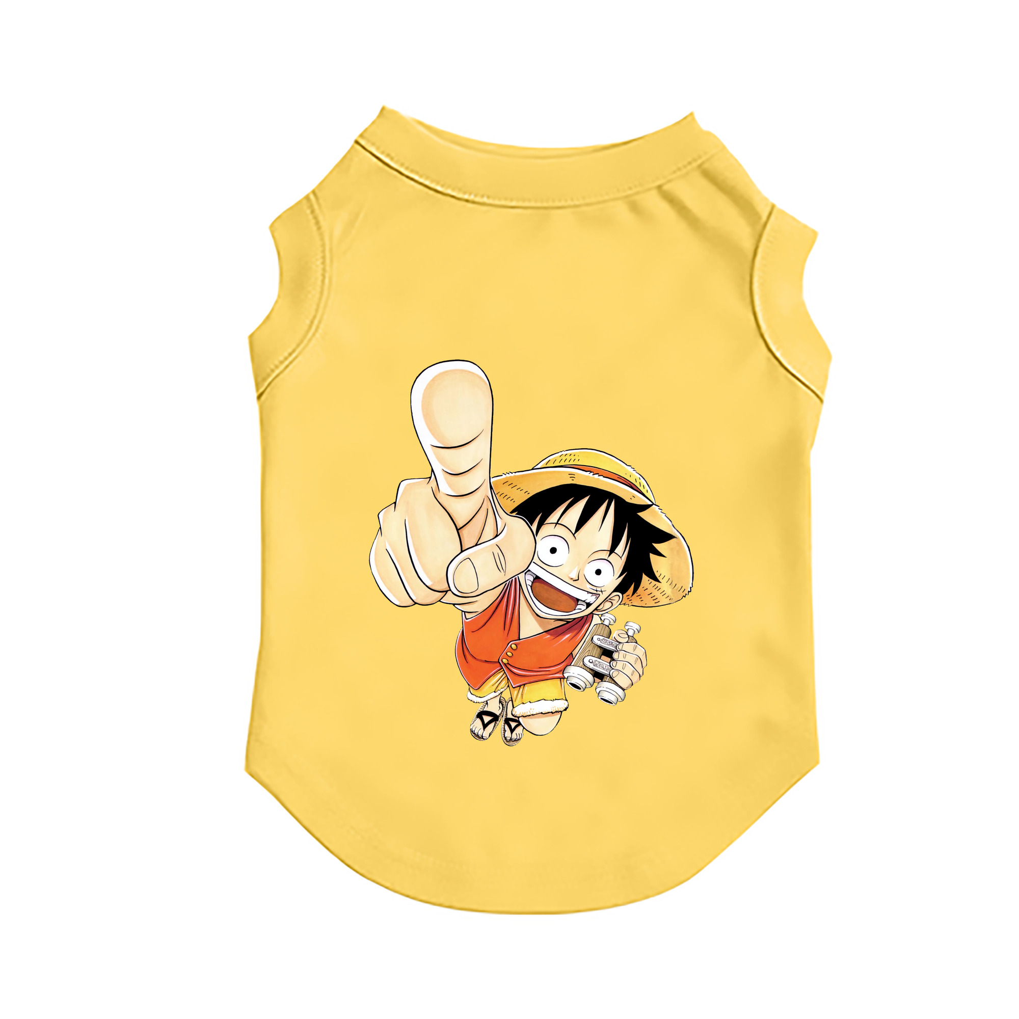 （画像用） ワンピース モンキー・D・ルフィ ONE PIECE Monkey D. Luffy ペット用ベスト